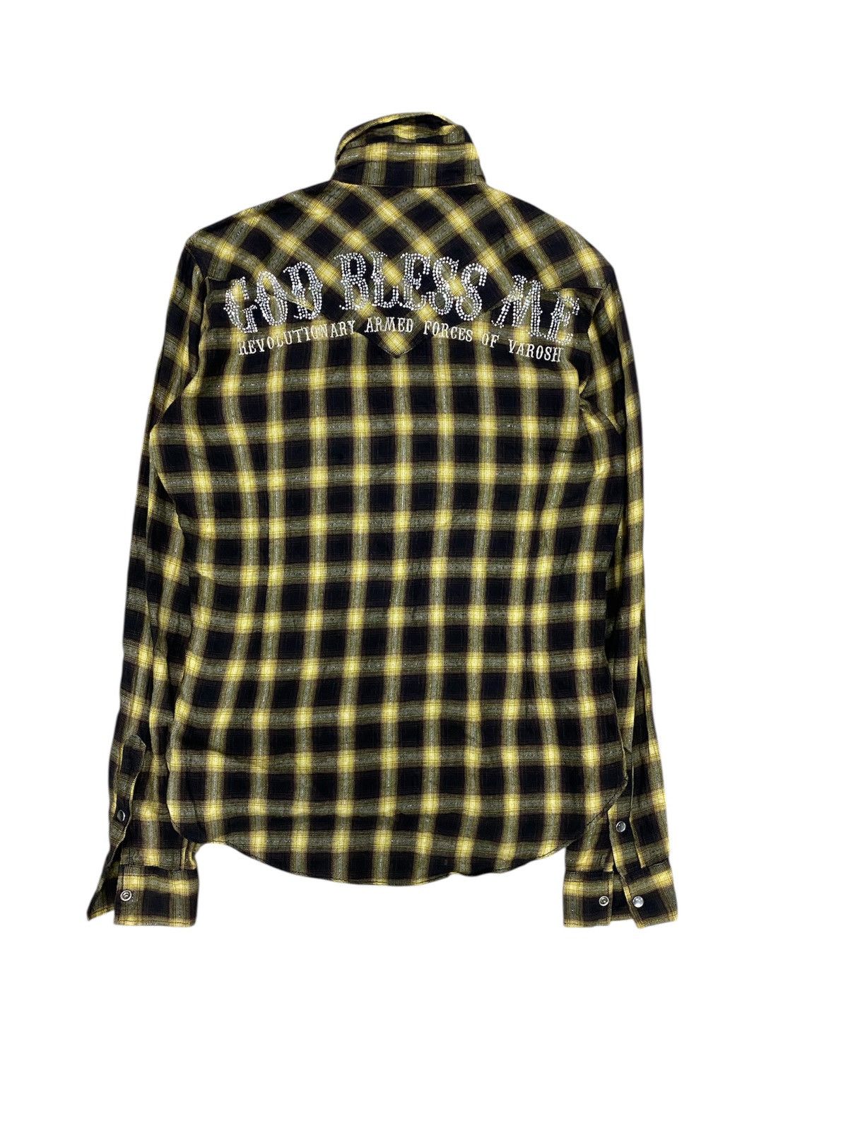 KMRii 🔥Varosh Japan God Bless Me Kristal shadow flannel Size US M / EU 48-50 / 2 - 1 Thumbnail