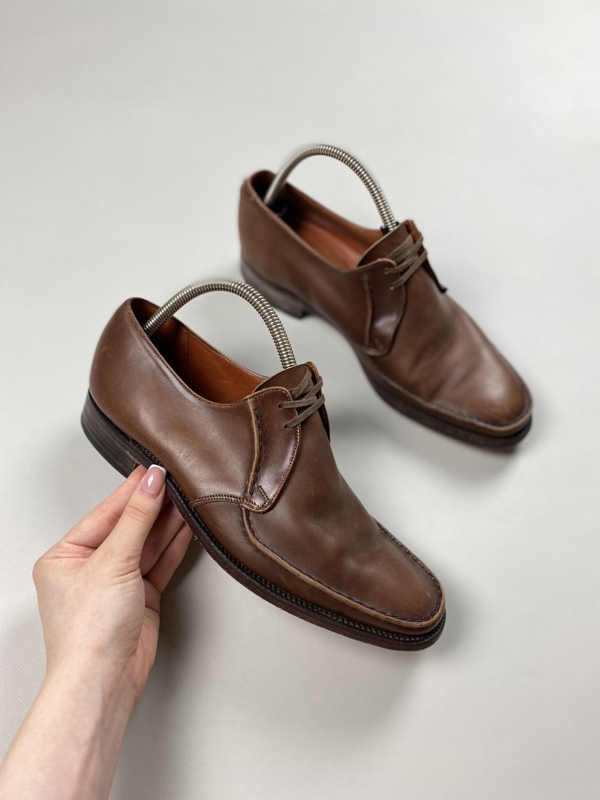 Grenson Grenson Kordwainer Hand Stitched lace up formal shoes Size US 8.5 / EU 41-42 - 10 Thumbnail
