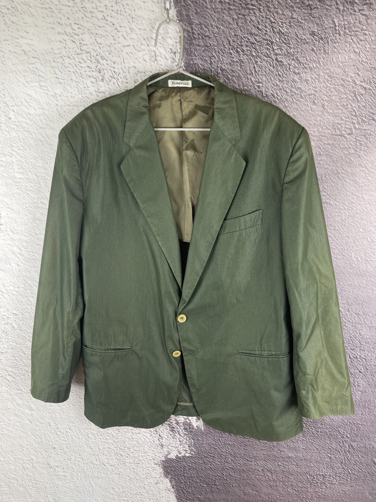 Boneville Boneville vintage green shimmer blazer C.P. Company City Size 40R - 1 Thumbnail