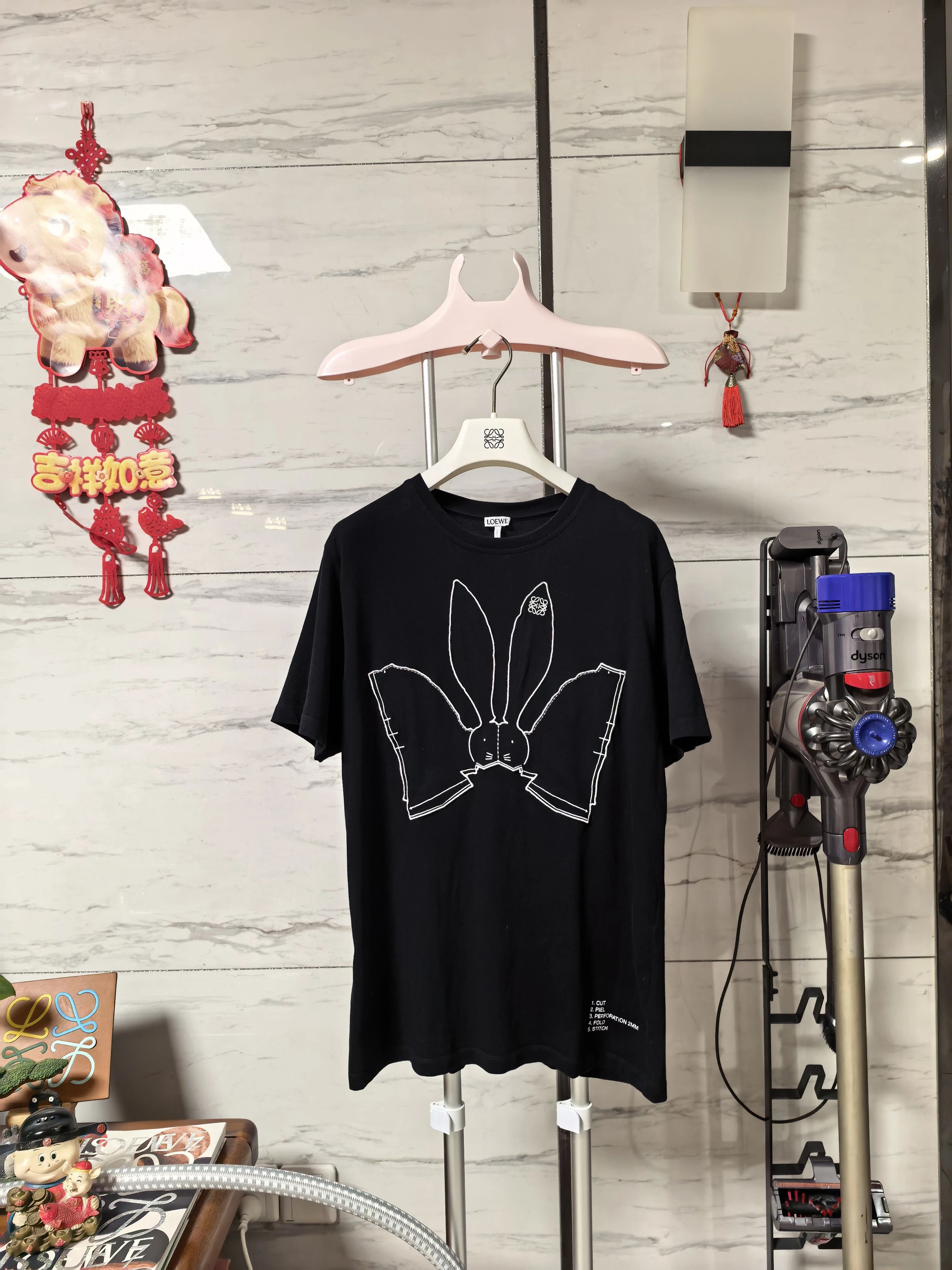 Loewe LOEWE SS23 Rabbit short sleeve tee Size XS / US 0-2 / IT 36-38 - 1 Thumbnail