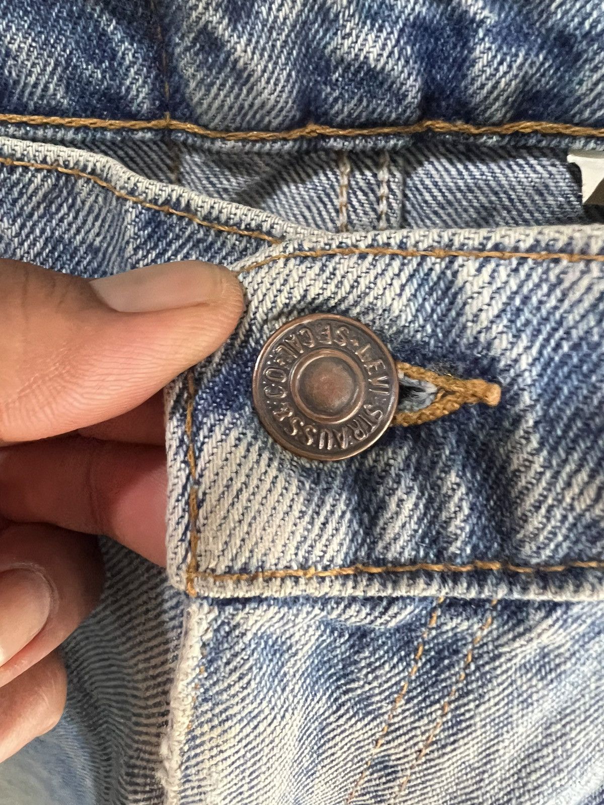 Levi's Vintage Clothing 🔥Vintage Levis 550 Distressed Denim Size US 30 / EU 46 - 11 Thumbnail