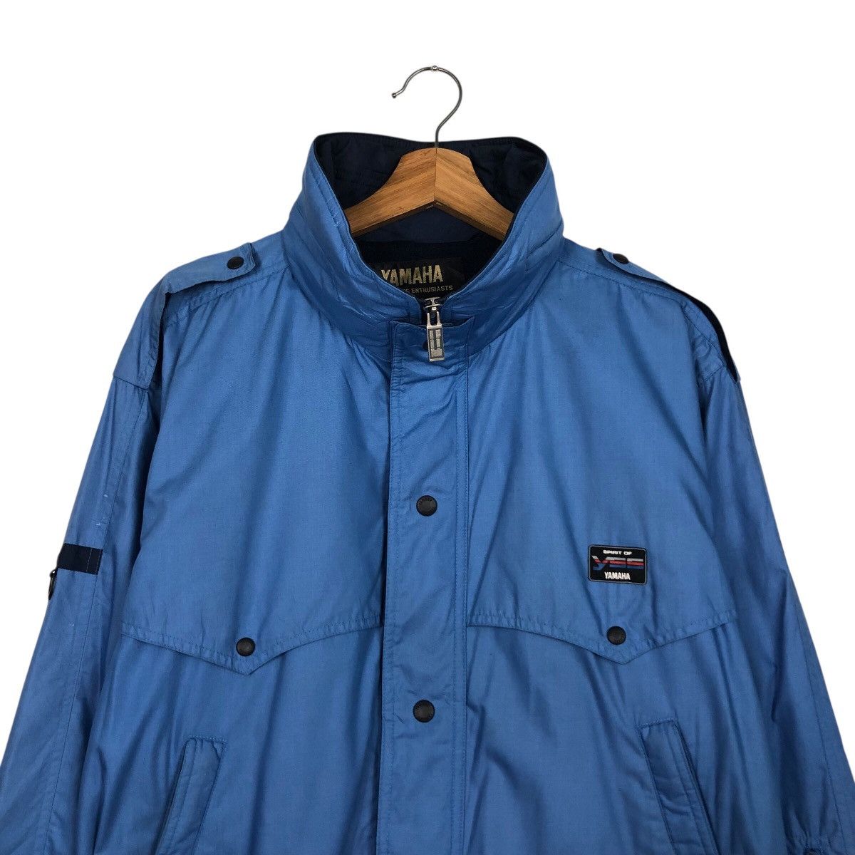 Japanese Brand 📌Vintage Bomber Racing Jacket Yamaha Blanket Issey Miyake Size US L / EU 52-54 / 3 - 4 Thumbnail
