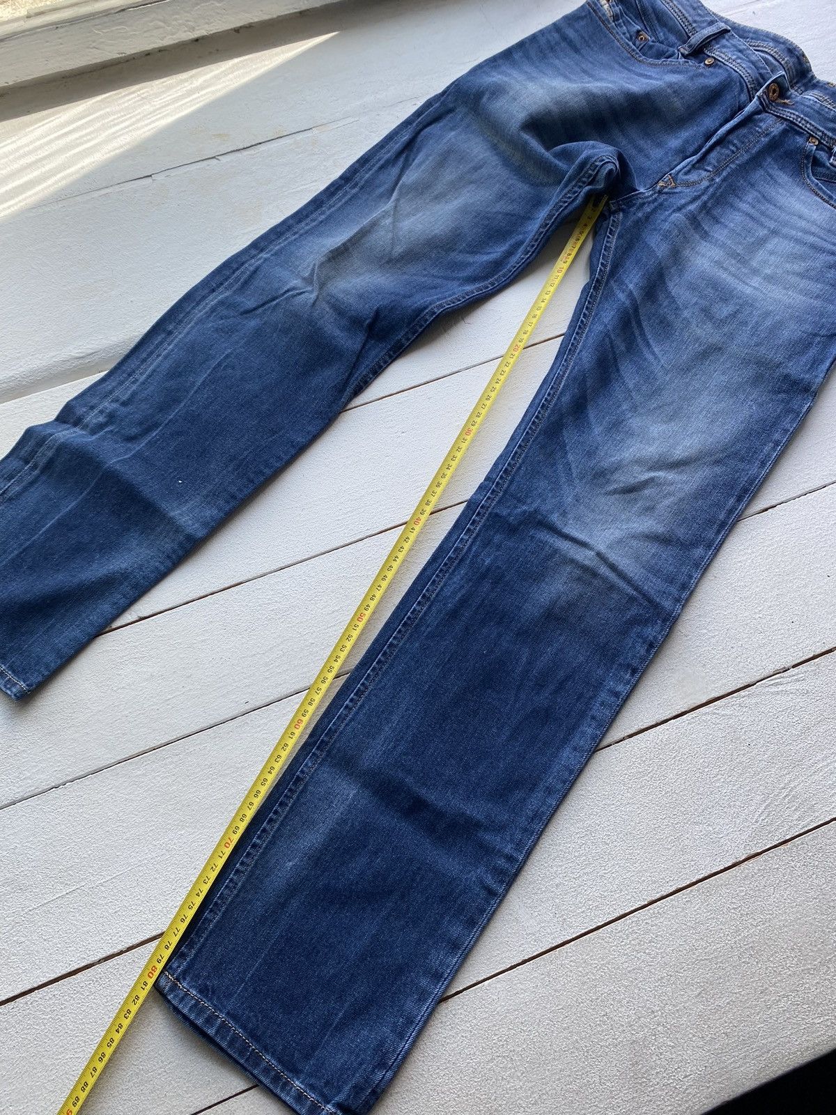 Diesel × Vintage 🔥Punk Opium Diesel Blue Mens Jeans 32 regular slim tapered Size US 32 / EU 48 - 11 Thumbnail