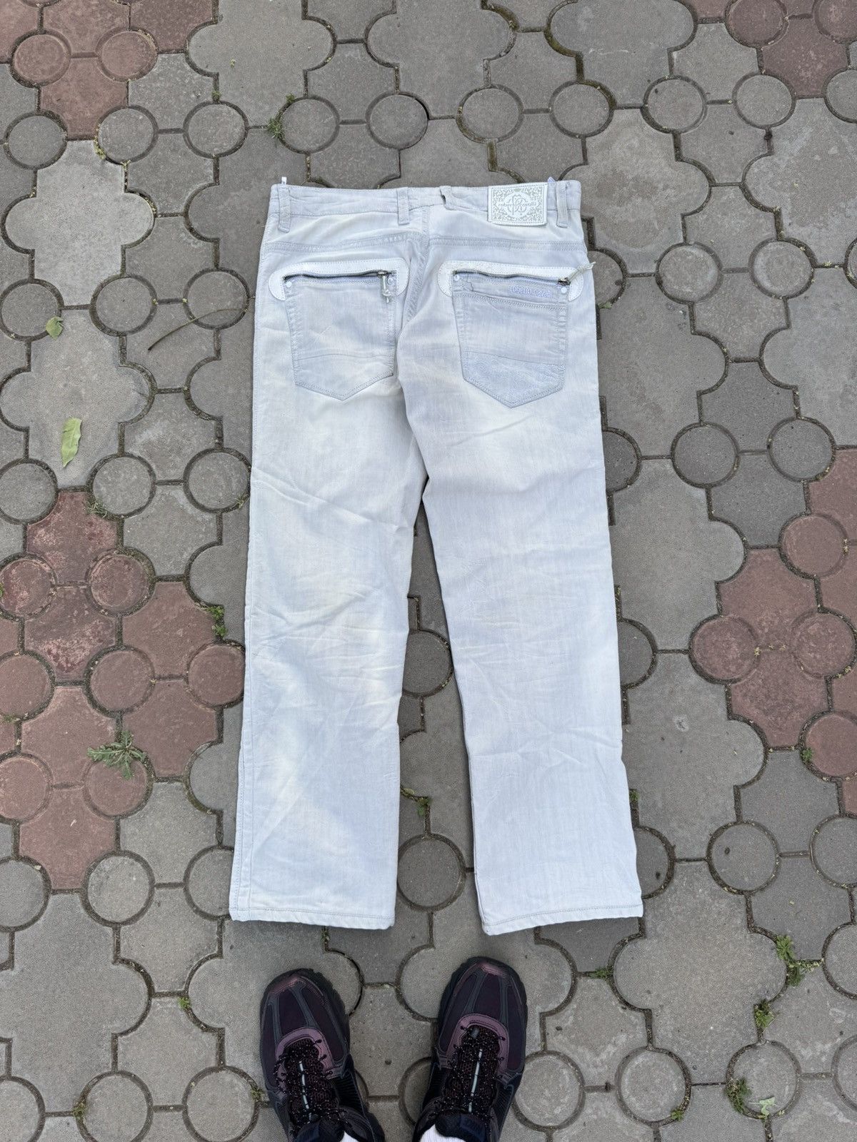 Archive Roberto Cavalli Faded Denim Pants Luxury
