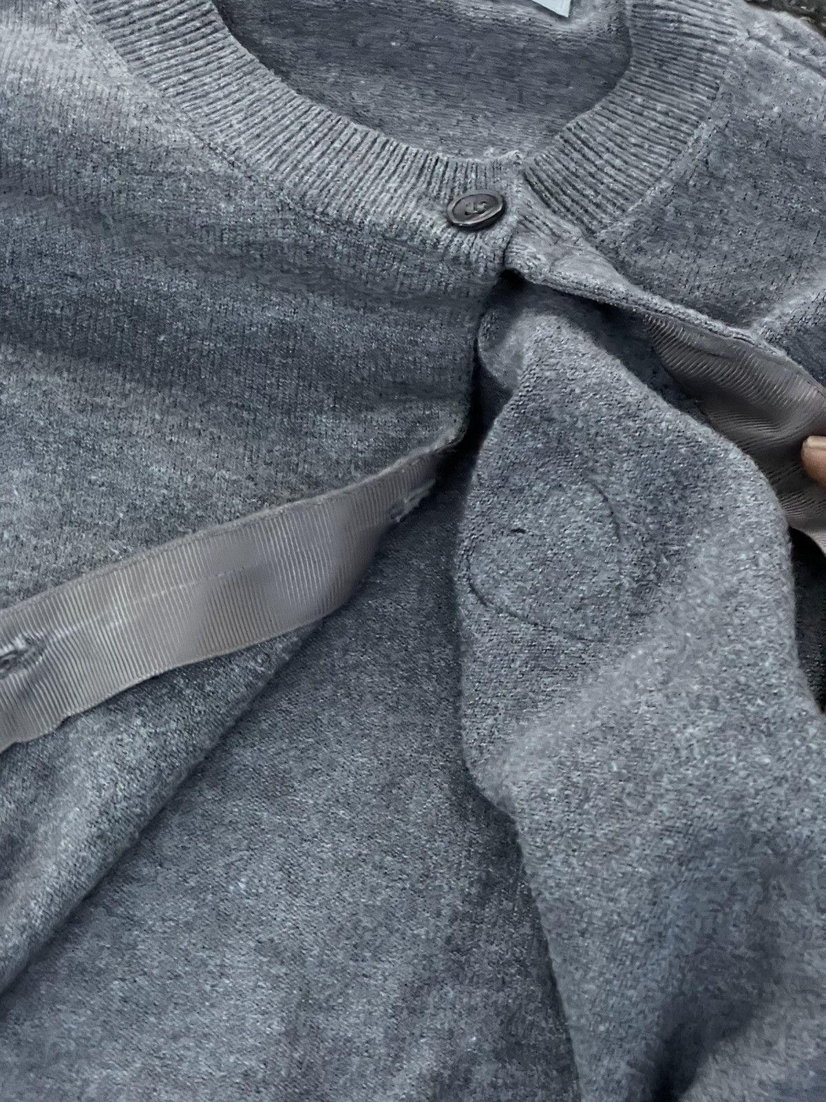 Comme des Garcons PLAY Grey Cardigan Women’s Size XS / US 0-2 / IT 36-38 - 5 Thumbnail