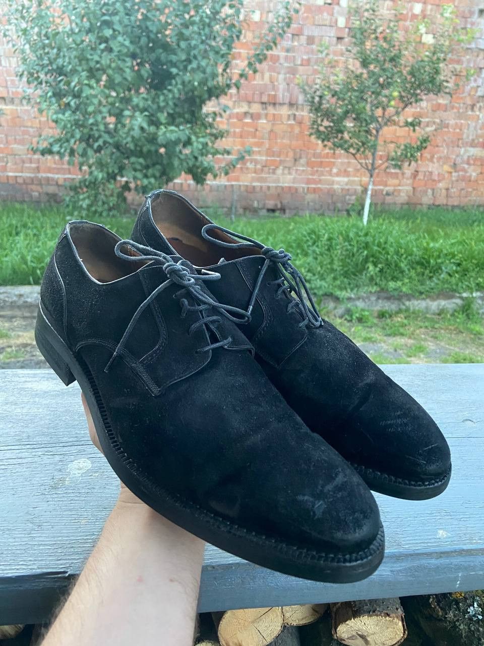 Vintage Bally Guidi style Faded Leather Shoes