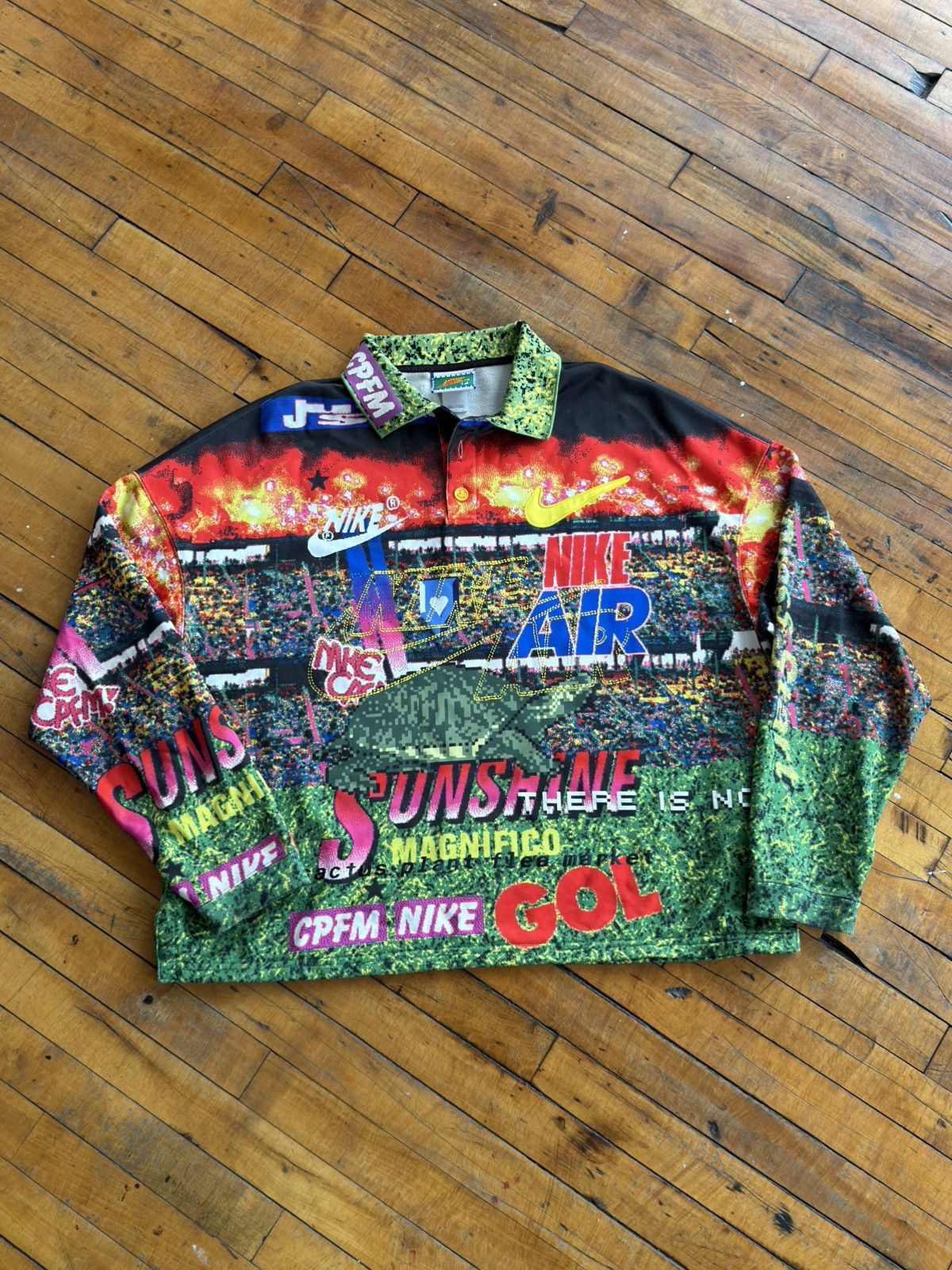 Cactus Plant Flea Market × Nike CPFM x Nike polo long sleeve Size US L / EU 52-54 / 3 - 1 Thumbnail