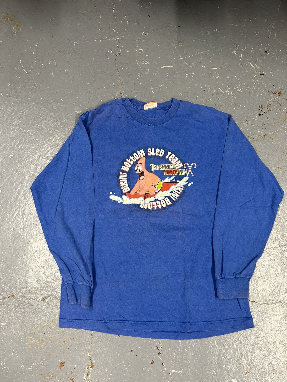 Cartoon Network × Nickelodeon × Vintage Crazy Vintage Y2K Essential Spongebob Patrick Longsleeve Tee Size US M / EU 48-50 / 2 - 1 Thumbnail