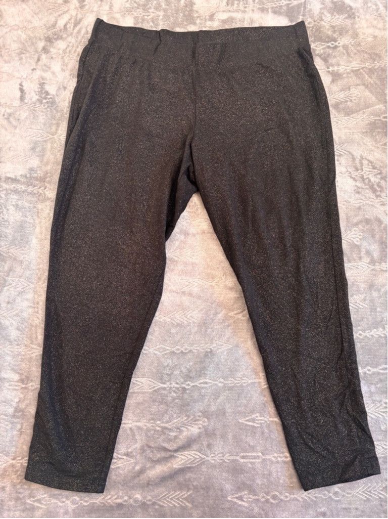 Torrid Women's Torrid Pants Size 3 Black and Gold Size 35" - 1 Thumbnail