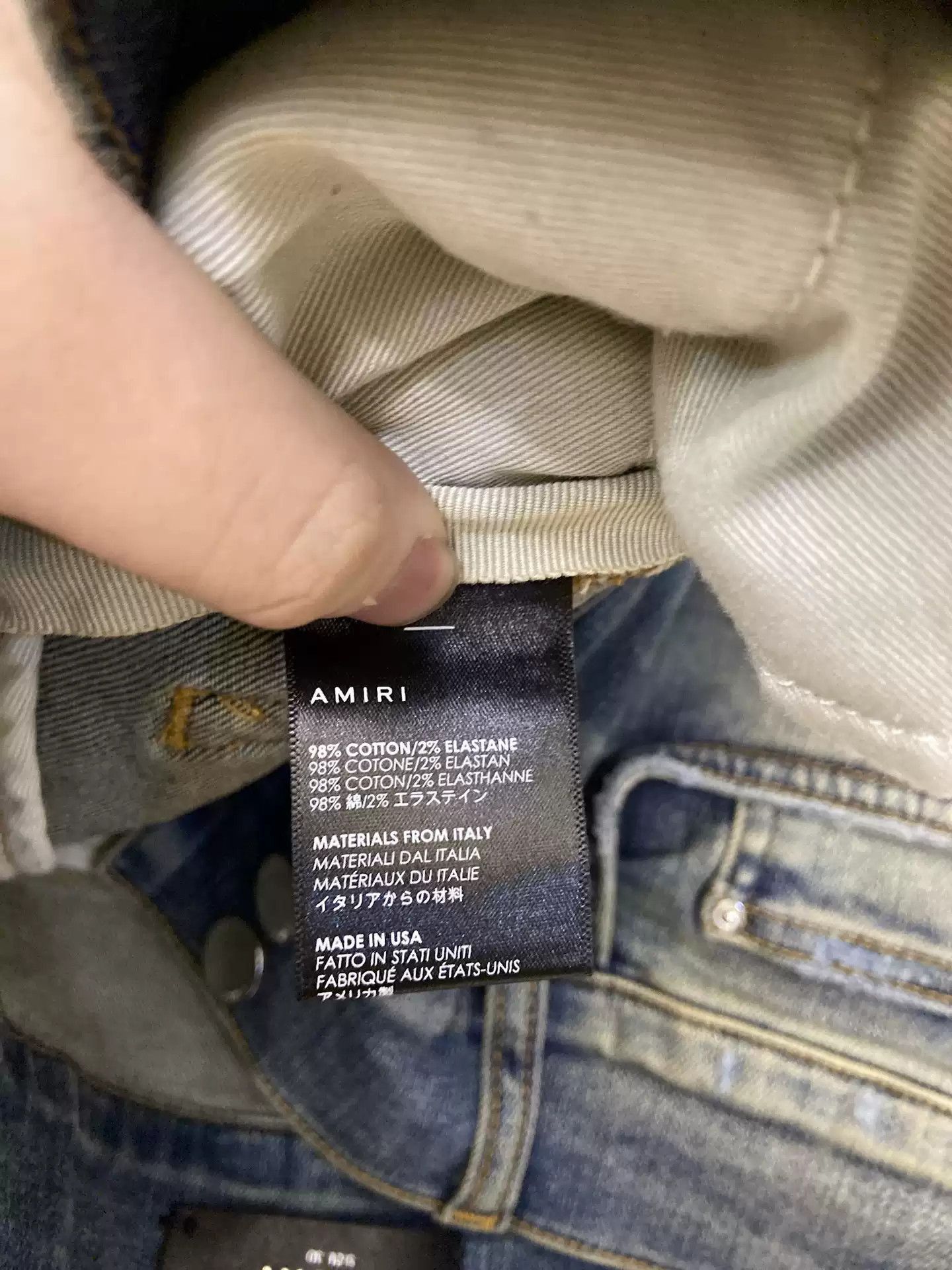 Amiri AMIRI DMGD Denim Jeans-2506 Size 30" / US 8 / IT 44 - 4 Thumbnail
