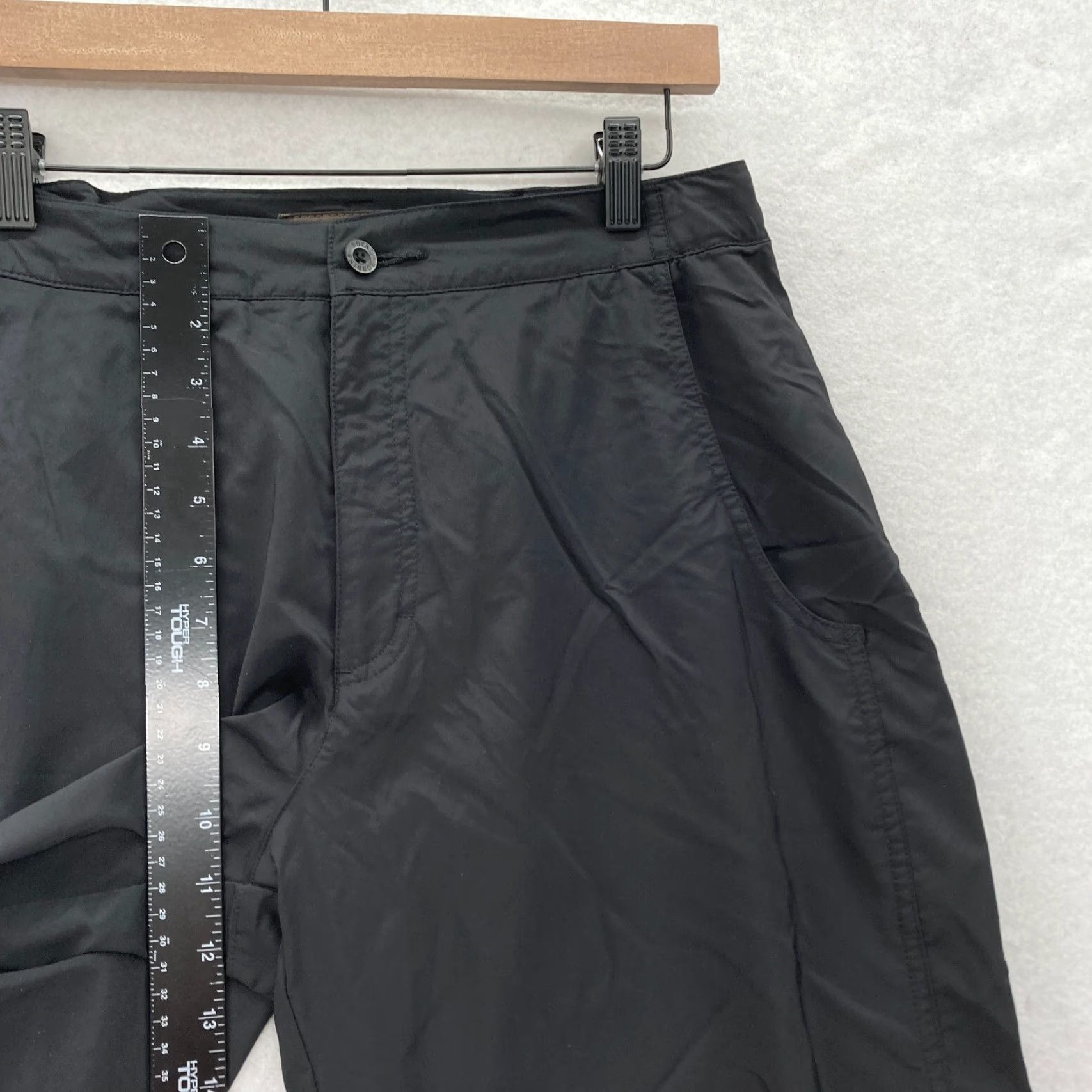 Royal Robbins Royal Robbins Hiking Pant Women's 10 Black Nylon Stretch Adjustable Waist Travel Pants Size 30" / US 8 / IT 44 - 7 Thumbnail