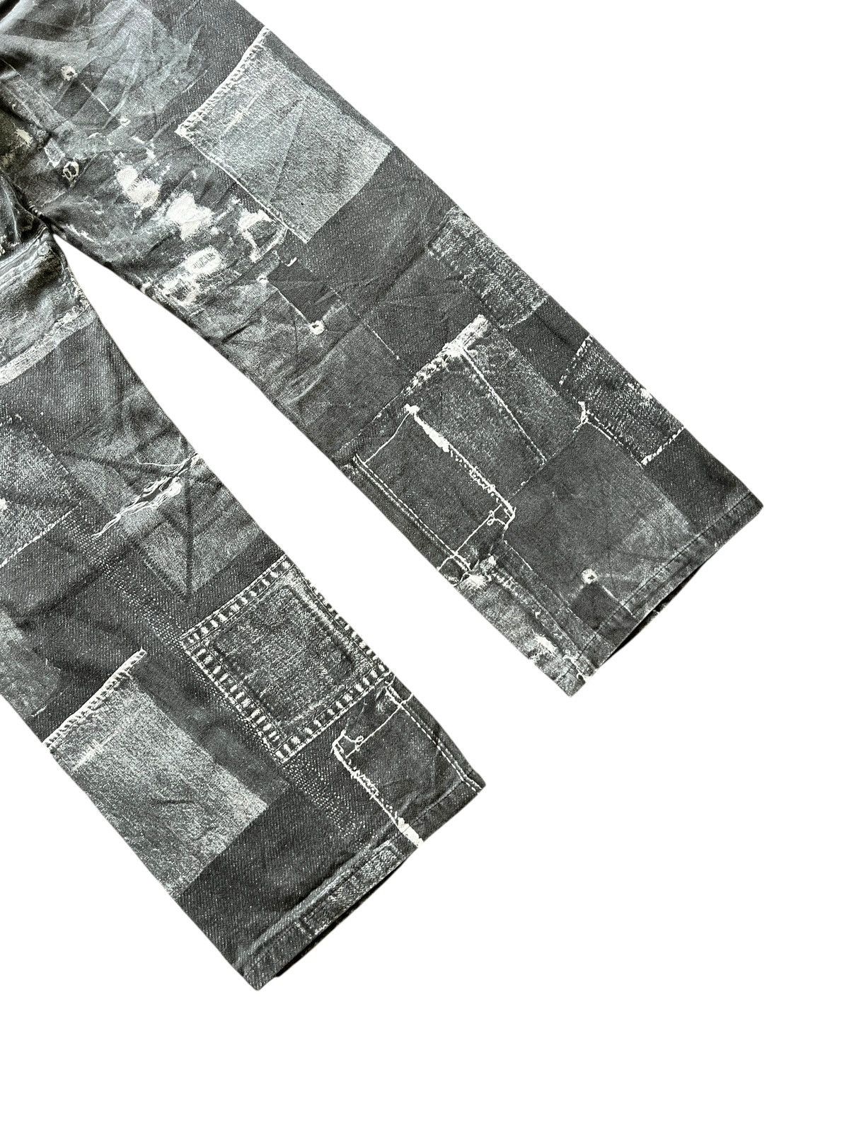Kansai Yamamoto 1990s Kansai Yamamoto Printed Patchwork Pants Size US 27 - 6 Thumbnail