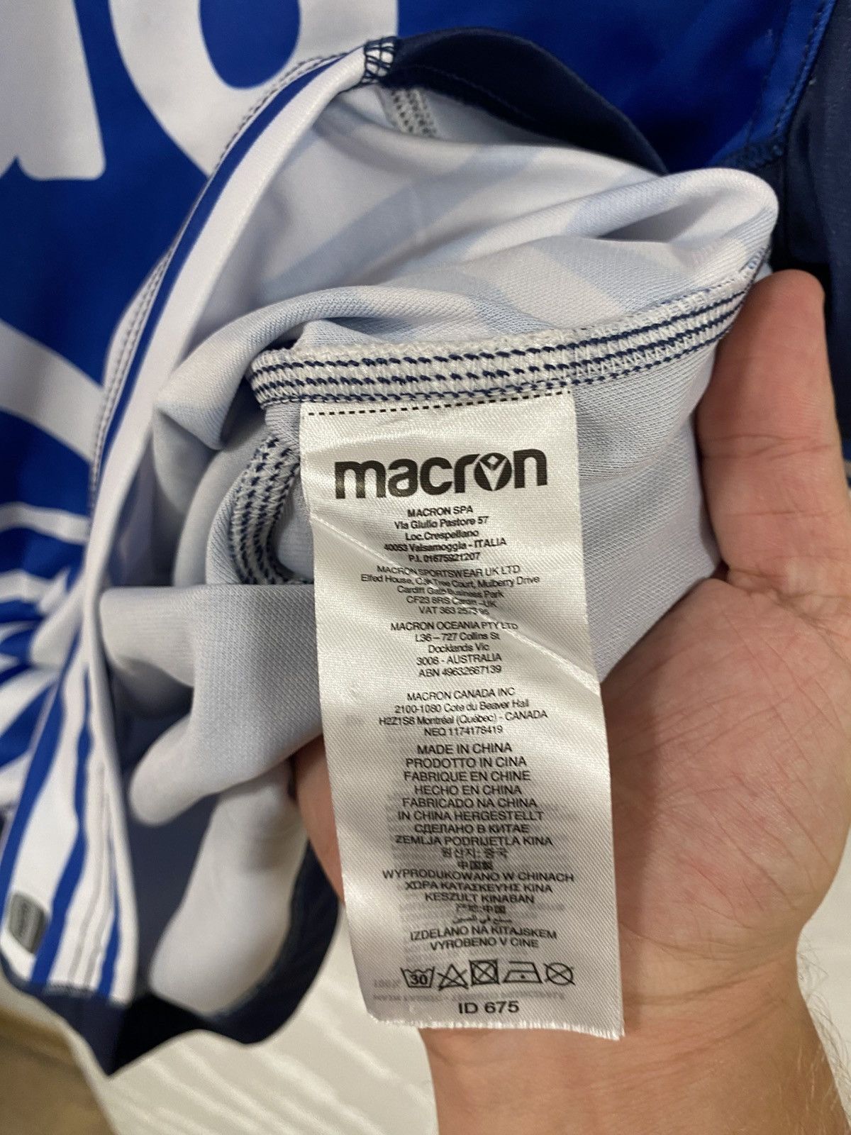 Macron Sale Sharks Rugby Home Jersey 2021 2022 Macron Size: M Size US M / EU 48-50 / 2 - 7 Thumbnail