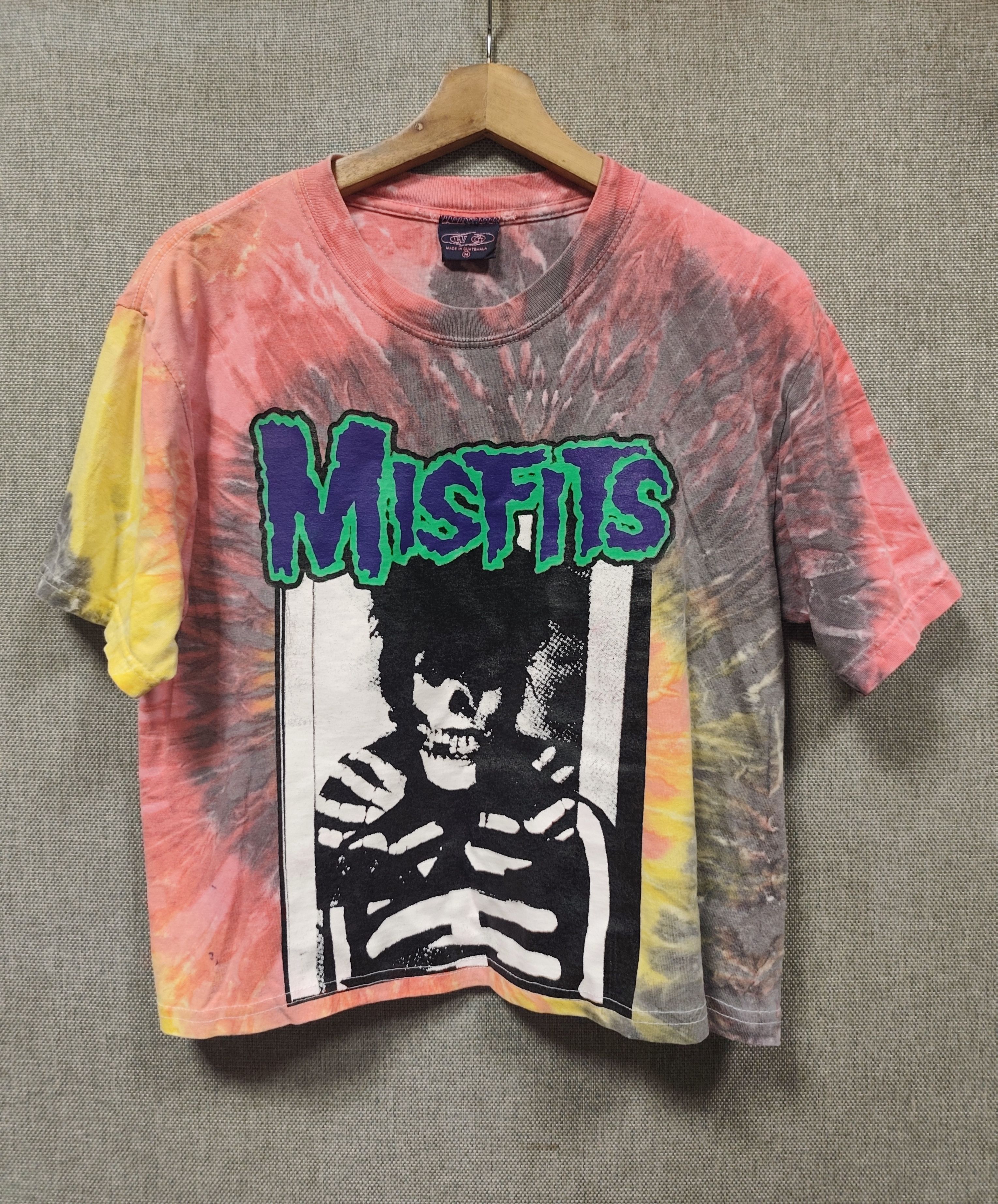 Misfits Vintage t shirt crop top tie dye band misfits Size US M / EU 48-50 / 2 - 1 Thumbnail