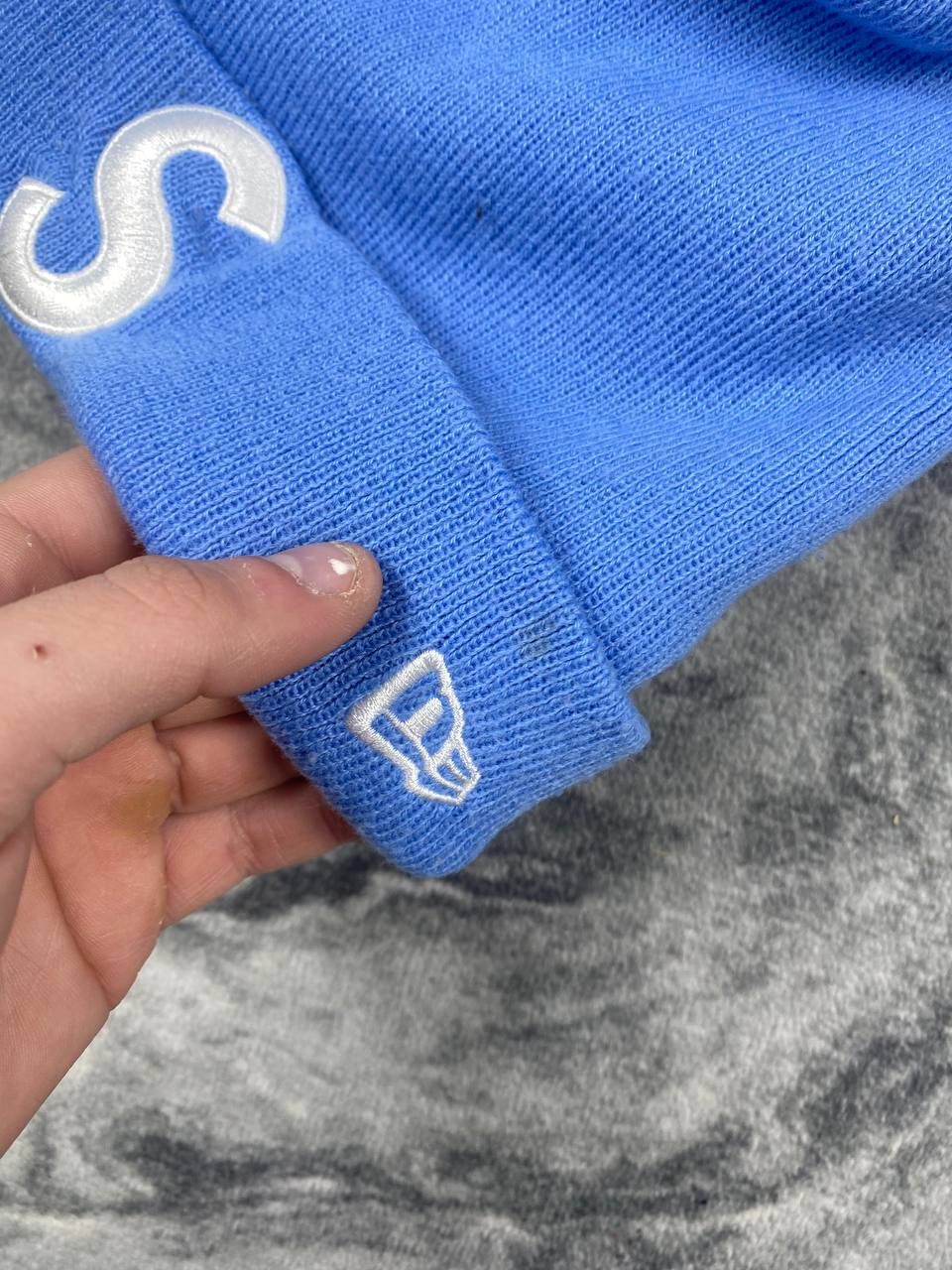 Supreme Supreme New Era S Logo Beanie Men Blue Size ONE SIZE - 2 Thumbnail