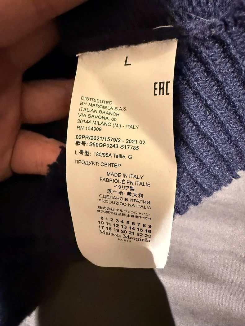 Maison Margiela Maison Margiela Main line sweater Size US S / EU 44-46 / 1 - 4 Thumbnail