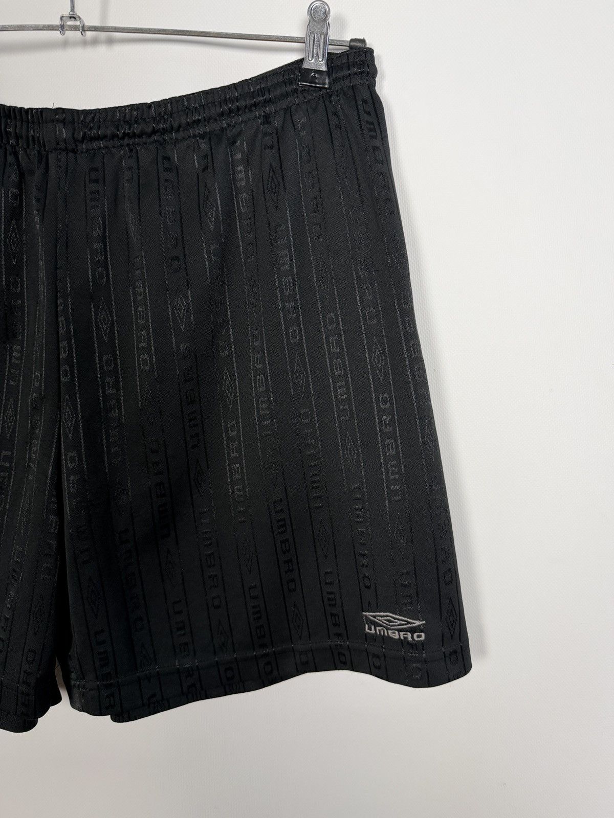 Umbro UMBRO Vintage 90s Monogram Soccer Running Shorts Size XL Size US 38 / EU 54 - 2 Thumbnail