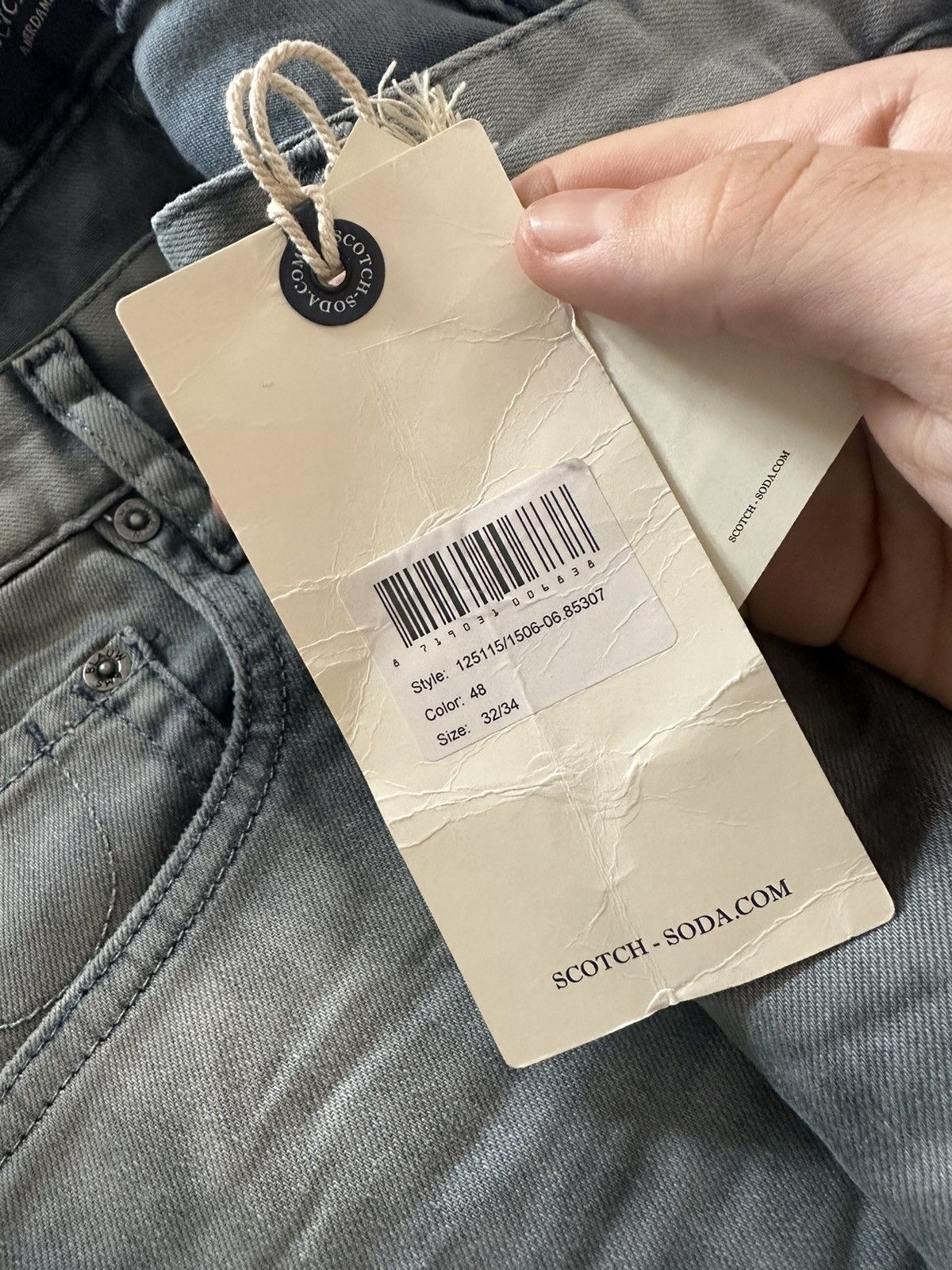 Scotch & Soda Washed Blue Skim Fit Jeans Scotch&Soda 32 Size US 32 / EU 48 - 6 Thumbnail