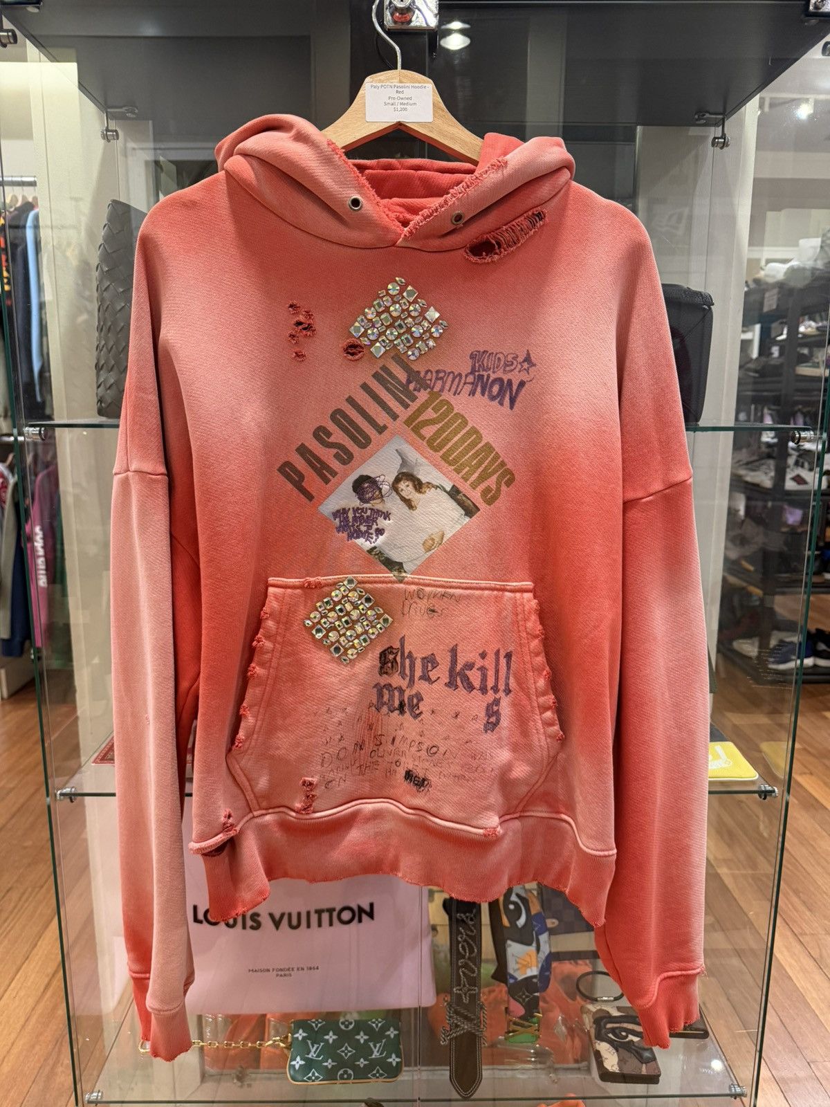 Paly Hollywood Paly POTN Pasolini Hoodie - Red Size US S / EU 44-46 / 1 - 1 Thumbnail