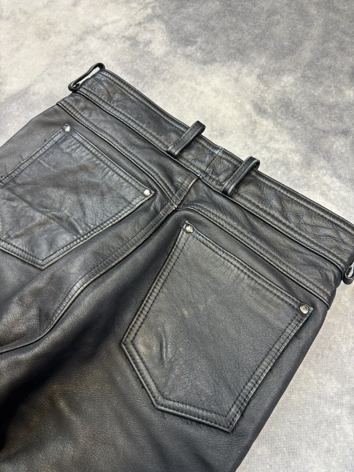 Genuine Leather Vintage Hein Gericke Real Leather Genuine Pants Opium Size US 30 / EU 46 - 6 Thumbnail