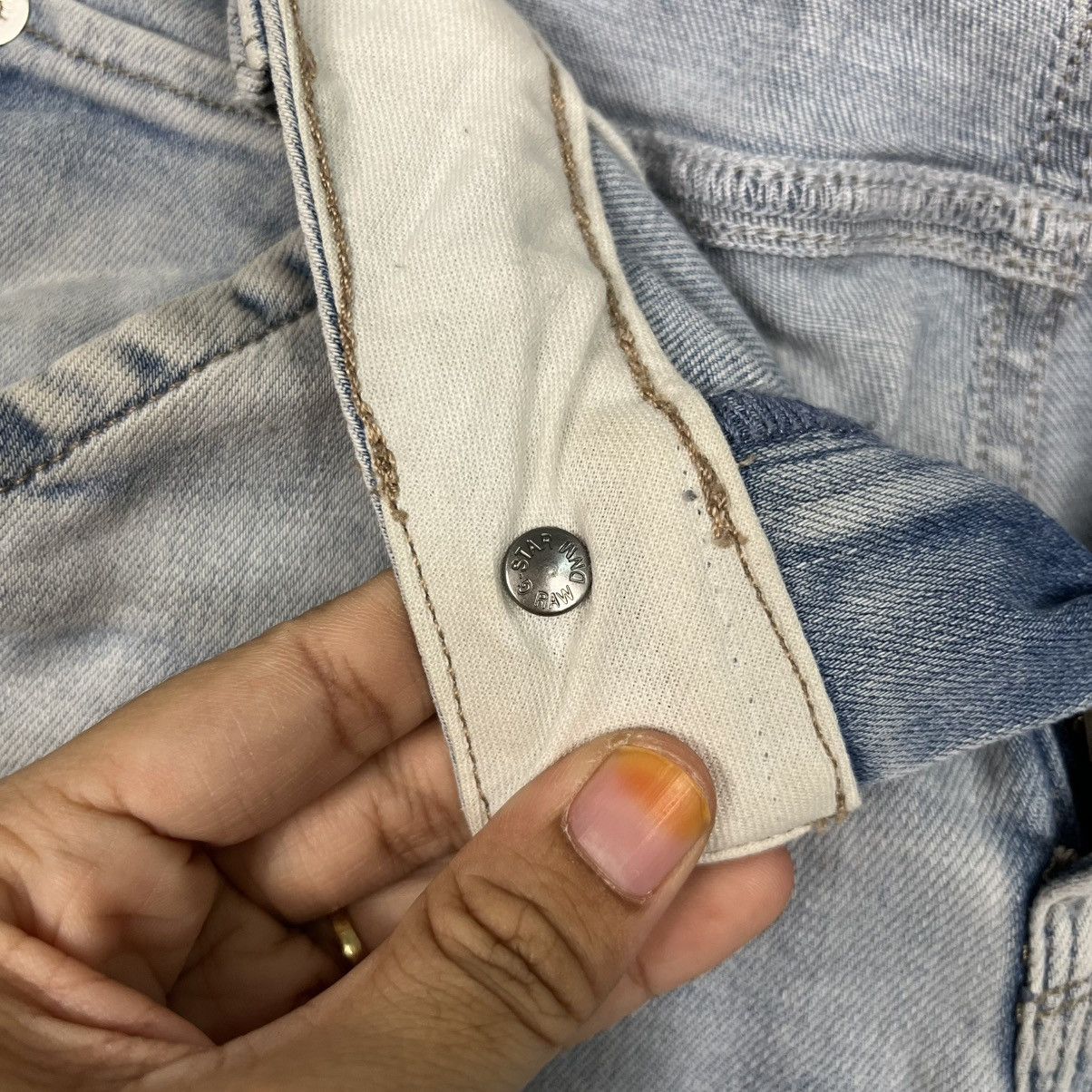 G-Star Vintage G Star Raw 96 Bikers Denim Jeans Size 28" / US 6 / IT 42 - 12 Thumbnail