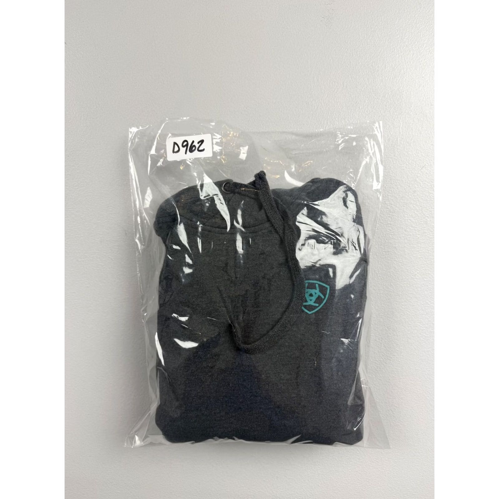 Ariat Ariat Hoodie Mens Gray Pullover Fleece Graphic Print Logo Sleeve Teal Read Sweatshirt Size US S / EU 44-46 / 1 - 8 Thumbnail