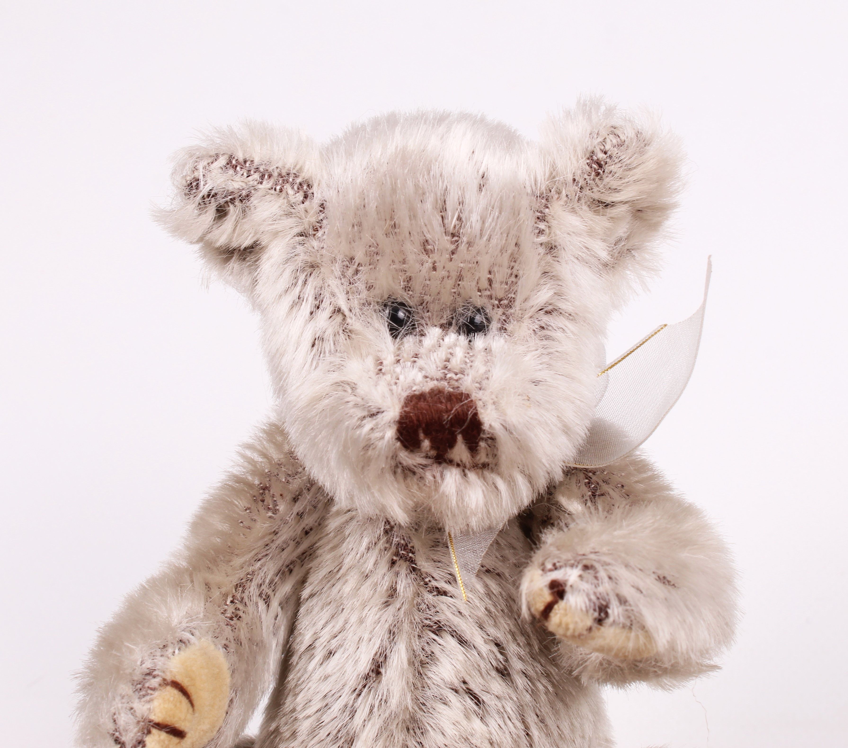 Vintage Vintage TY 1993 Cute Plush Gray Stuffed Teddy Bear Size ONE SIZE - 1 Thumbnail