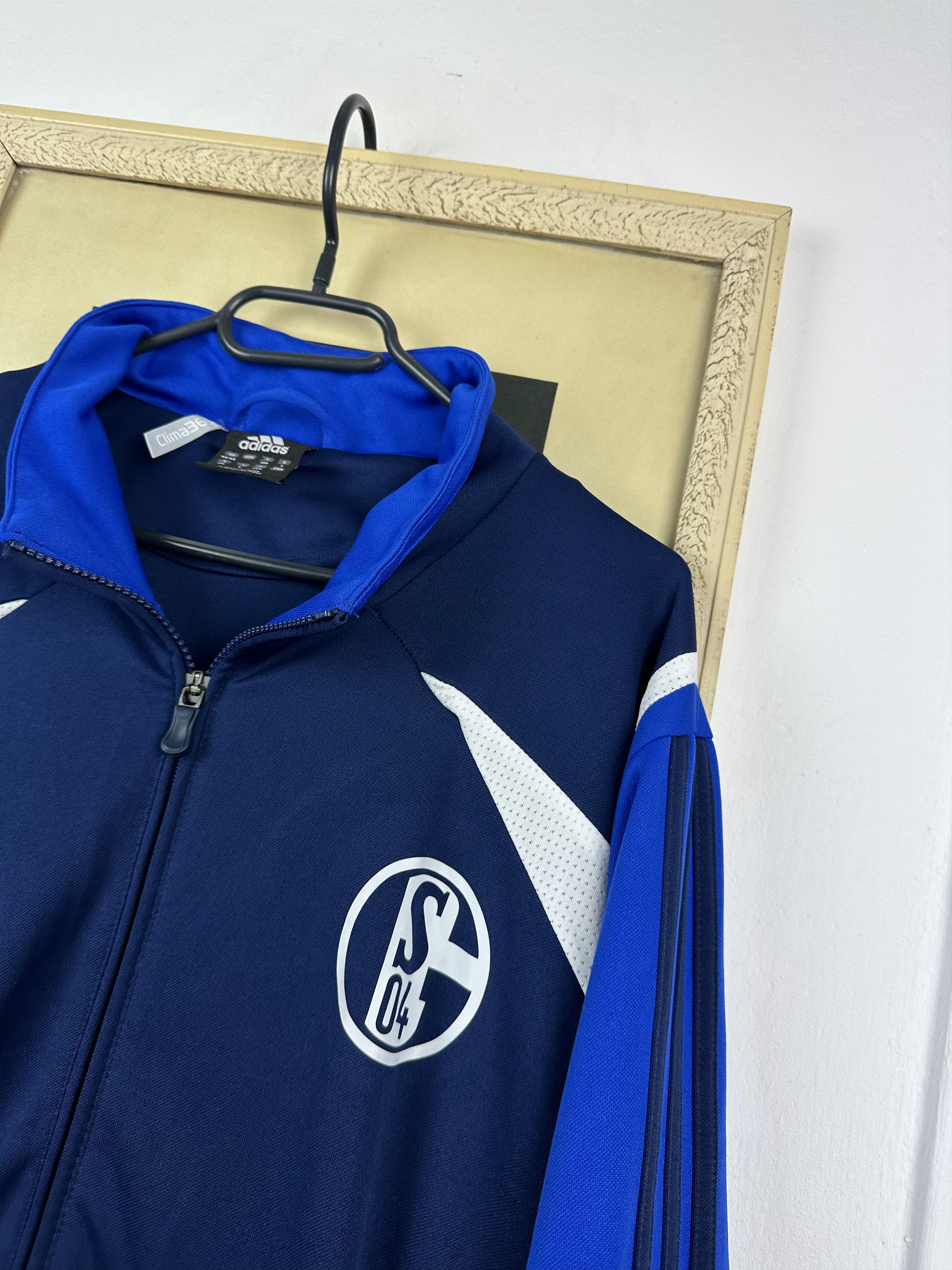Adidas × Vintage Vintage FC Schalke 04 Football Jacket Soccer Track Top Size US XXL / EU 58 / 5 - 3 Thumbnail