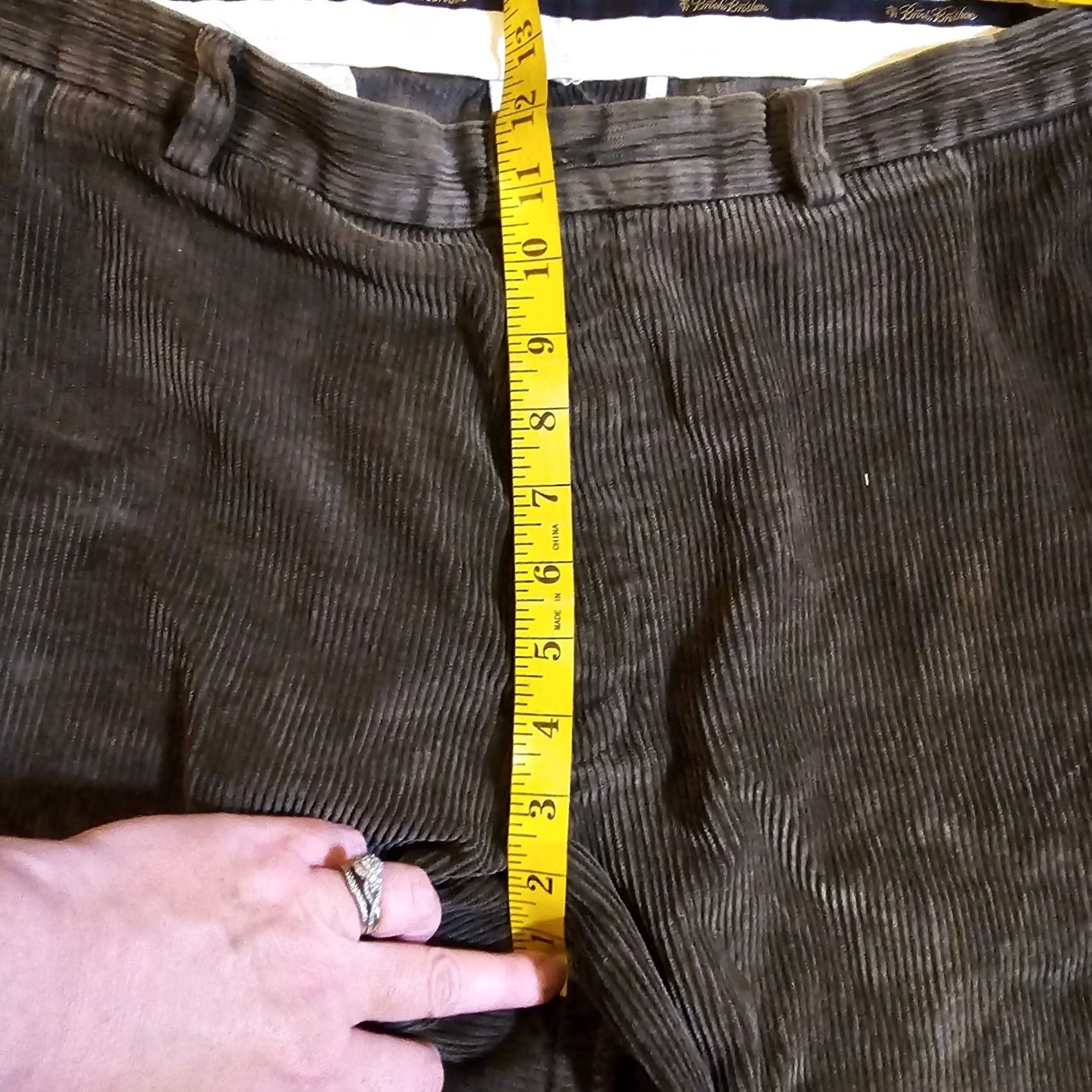 Brooks Brothers Brooks Brothers Pants Mens 38X30 Brown Tapered Corduroy Casual Career Size US 34 / EU 50 - 6 Thumbnail