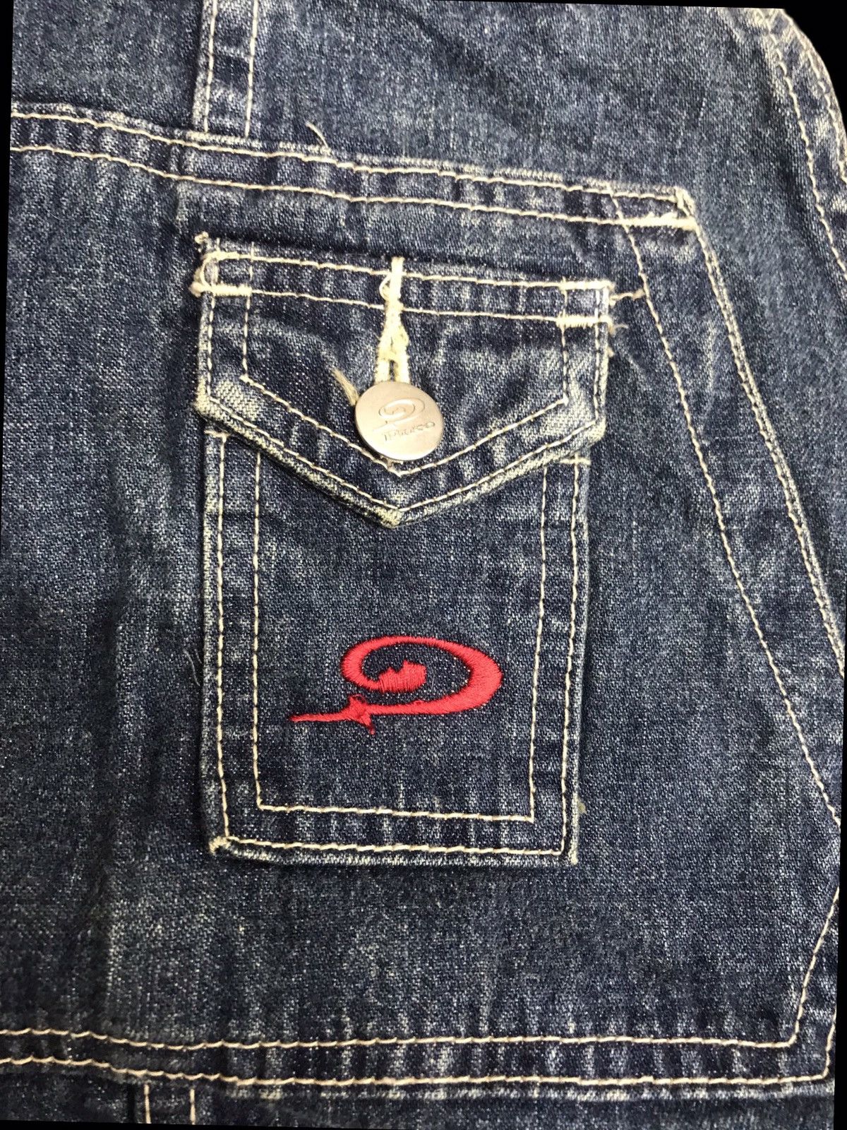Other 💥Surf Style💥 PIKO Baggy Denim Overall Size US 34 / EU 50 - 4 Thumbnail