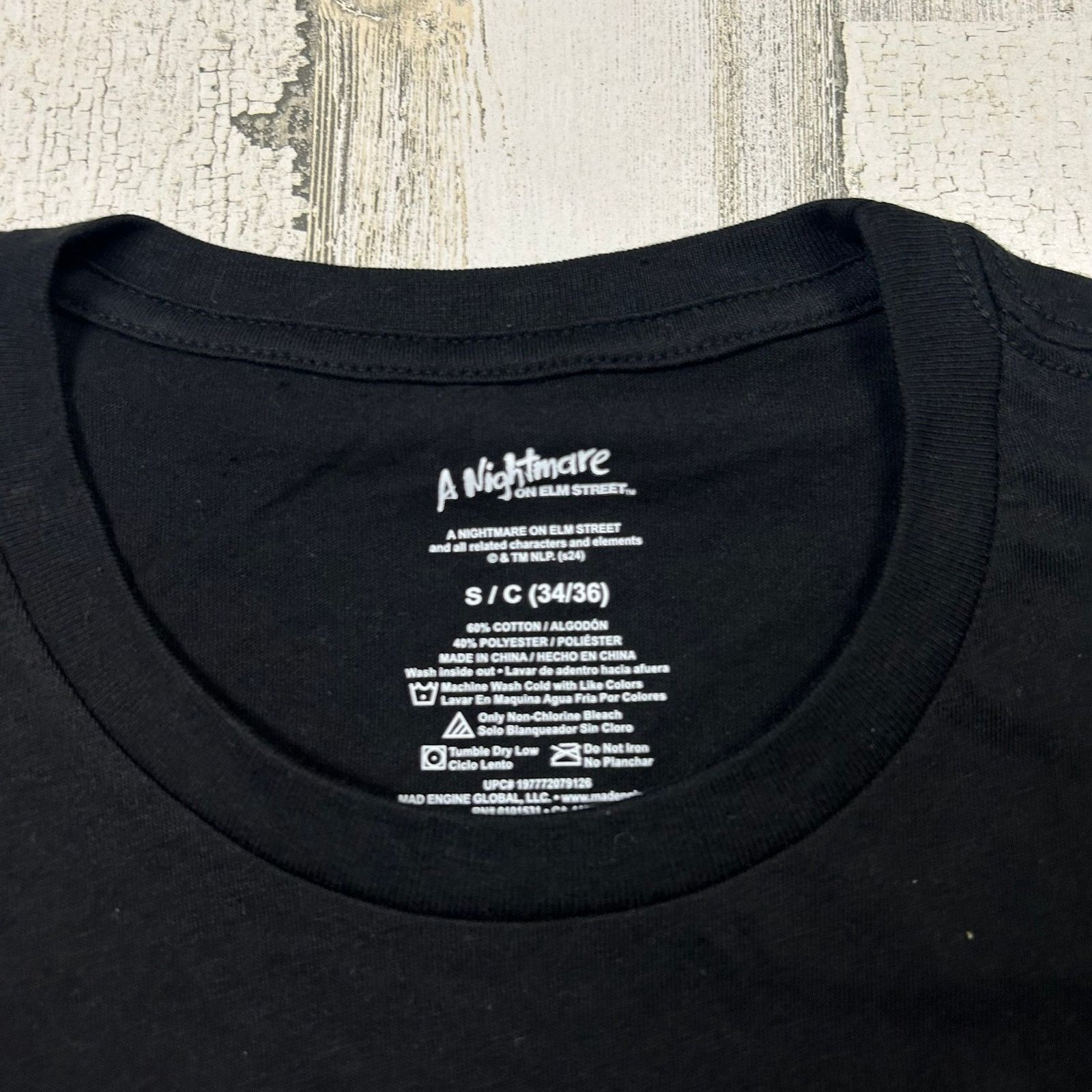 Walmart Nightmare on Elm Street ‘Ready or Not Here I Come’ Black Tee Size US S / EU 44-46 / 1 - 2 Thumbnail
