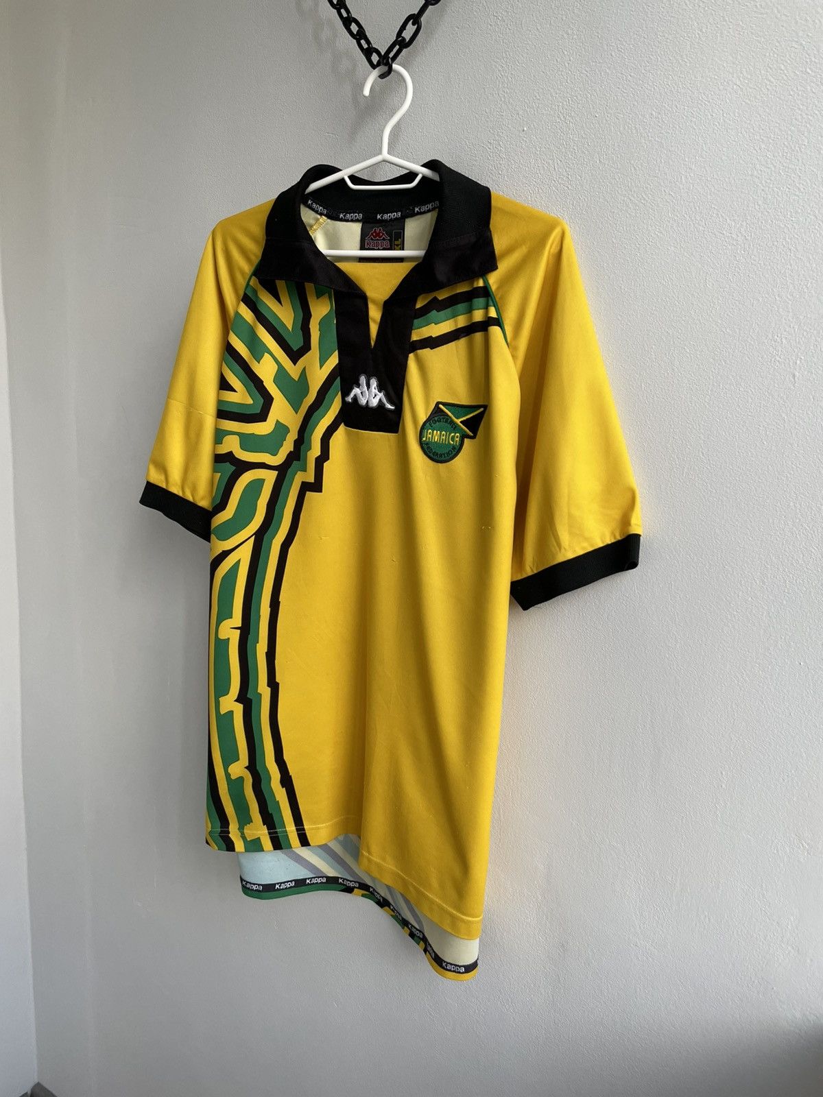 Vintage Jamaica 1998 1999 2000 Home Football Soccer Jersey Shirt VTG Size US XL / EU 56 / 4 - 2 Thumbnail