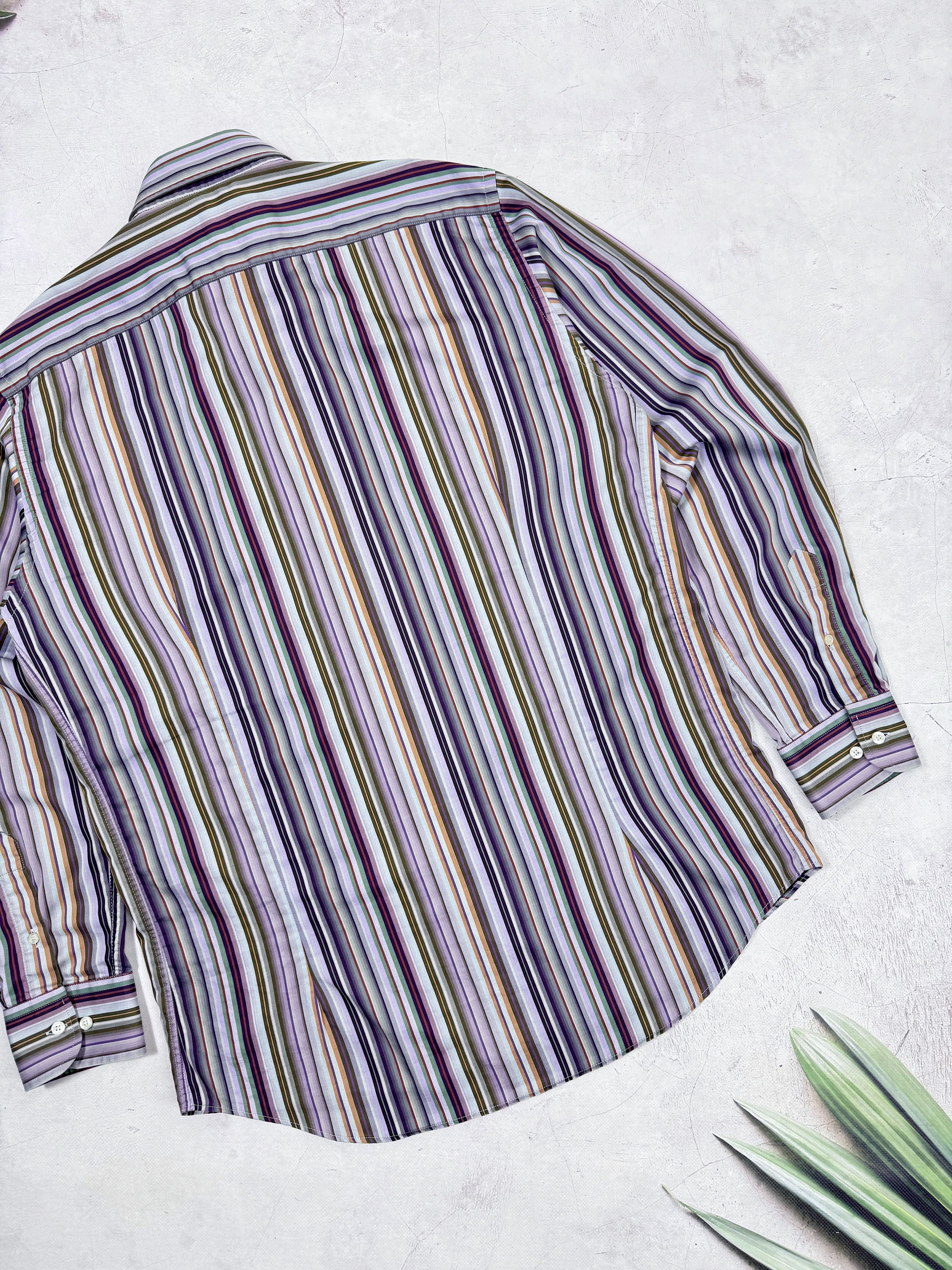 Etro Etro Shirt Multicolor Sriped Pattern Classic Size US L / EU 52-54 / 3 - 17 Thumbnail