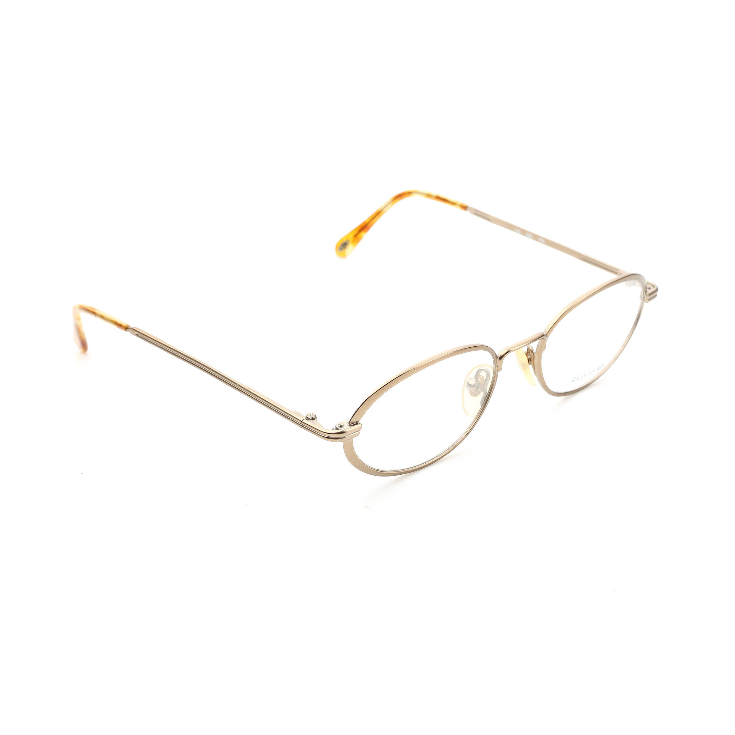 Ralph Lauren '90s Bronze Gold Oval Glasses