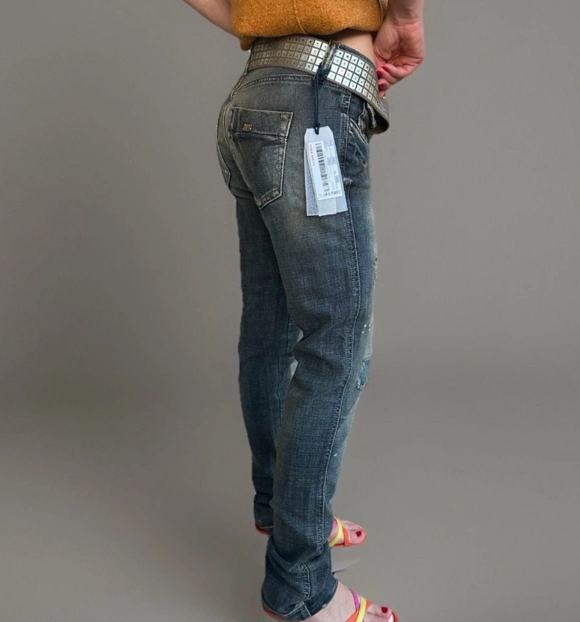 Miss Sixty NEW Vintage Miss Sixty Dirty Shock Skinny Jeans y2k Size 28 Size 28" / US 6 / IT 42 - 10 Thumbnail