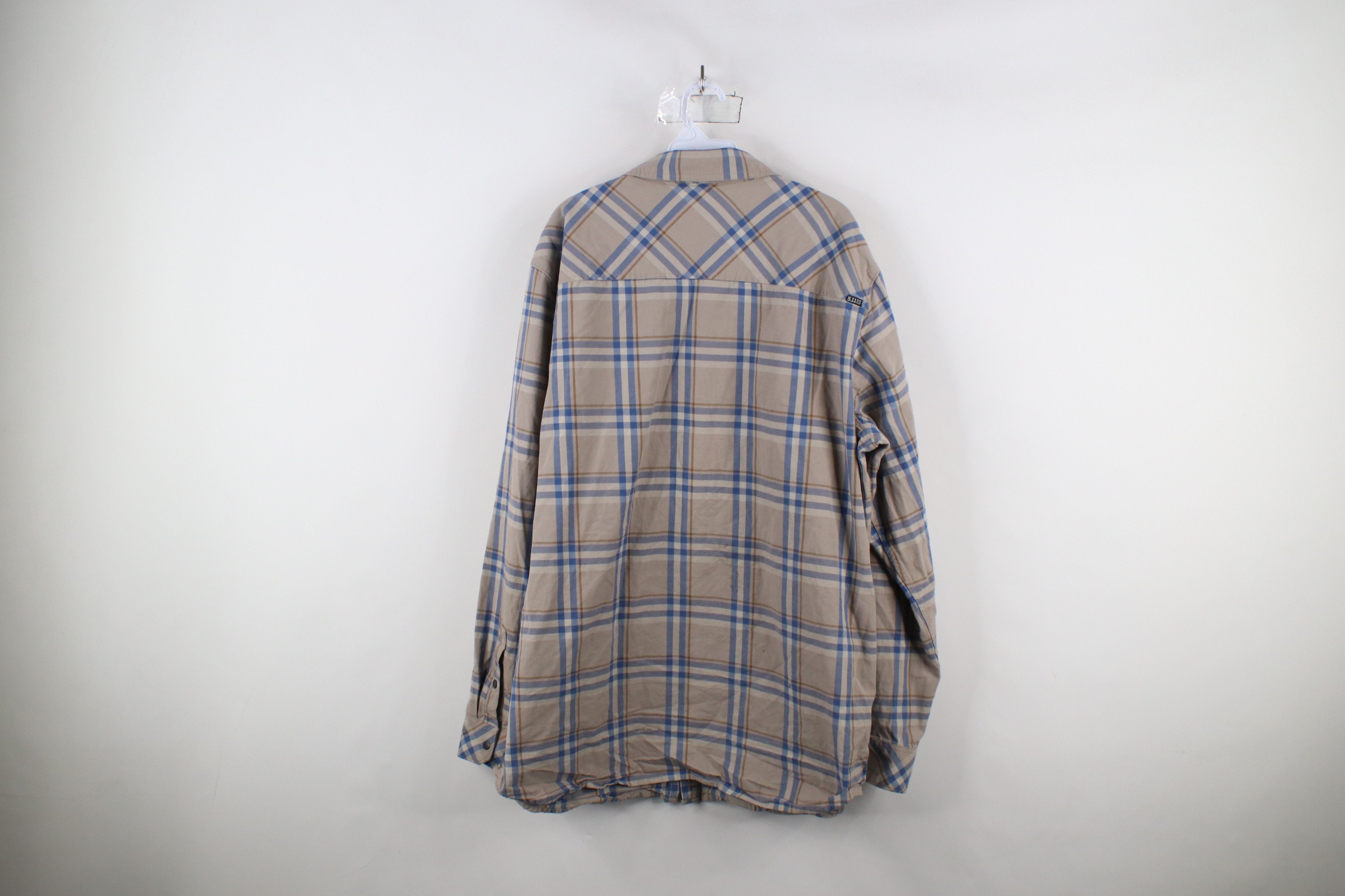 Vintage 5.11 Tactical Series Distressed Gunner Snap Button Shirt Size US XXL / EU 58 / 5 - 13 Thumbnail