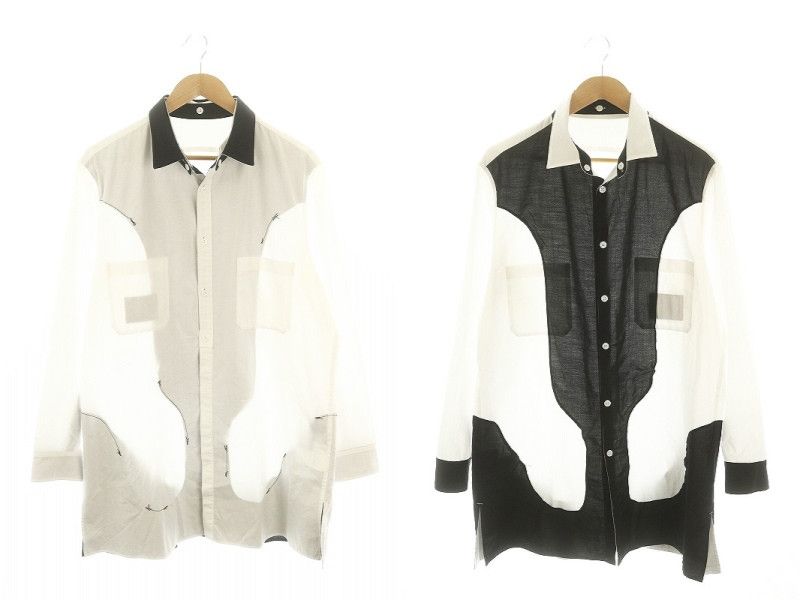 Yohji Yamamoto YOHJI YAMAMOTO POUR HOMME Spare collar shirt Size US L / EU 52-54 / 3 - 1 Thumbnail