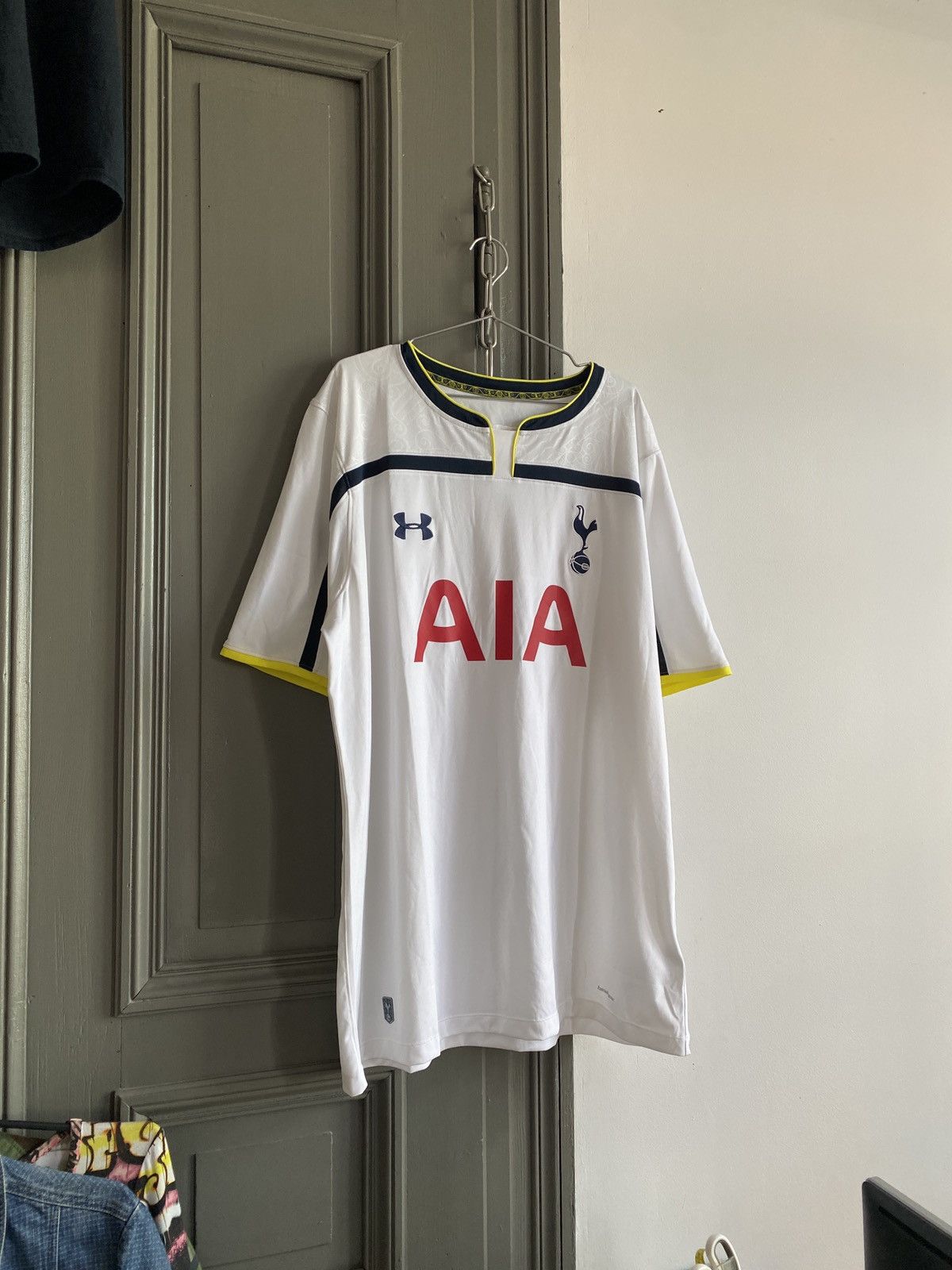 Under Armour 2014-2015 Tottenham Home Soccer Jersey Kit Size US XXL / EU 58 / 5 - 1 Thumbnail