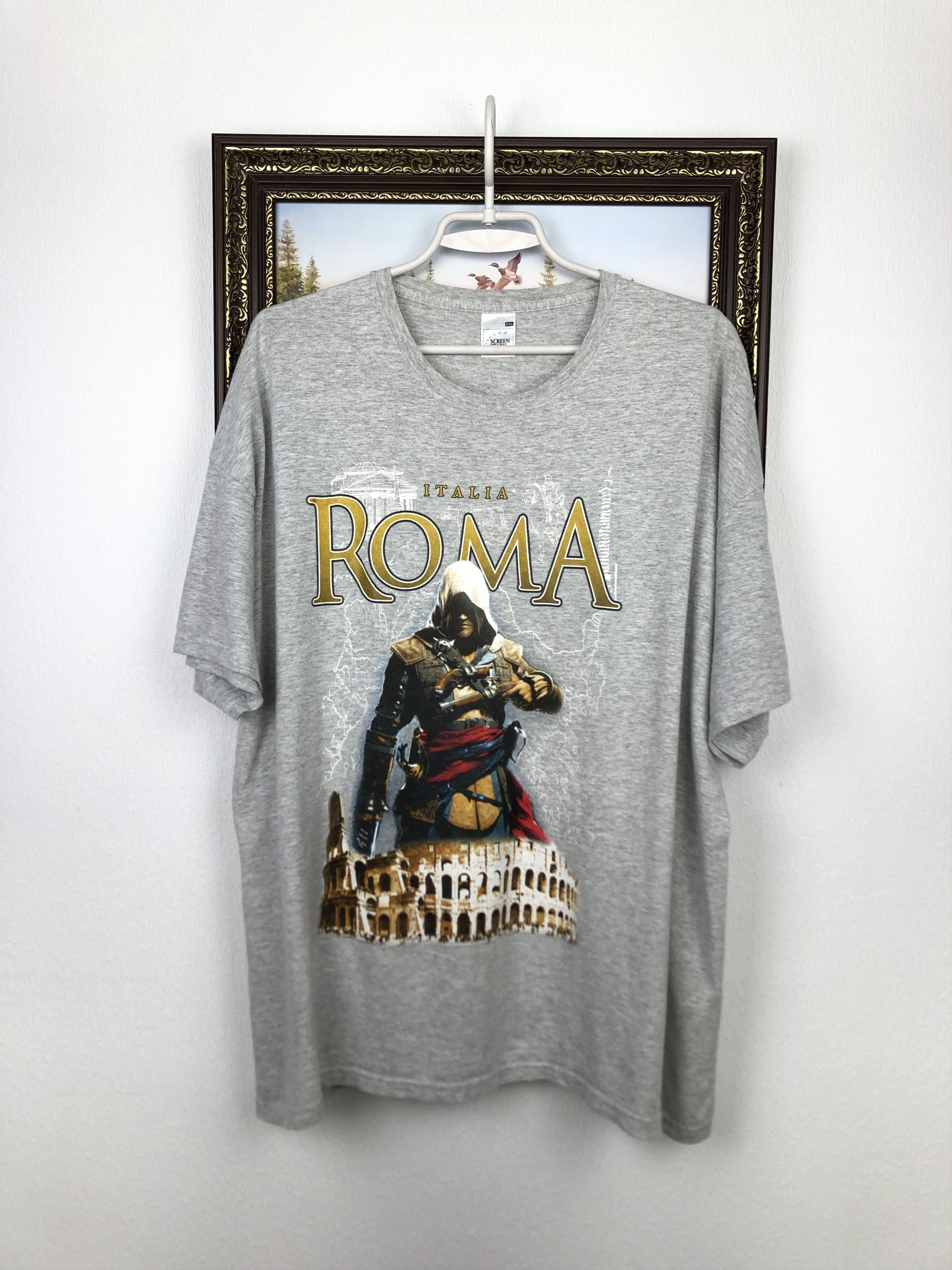 Vintage Vintage Assassin's Creed in Rome Video Game Promo Shirt Tee Size US XXL / EU 58 / 5 - 1 Thumbnail