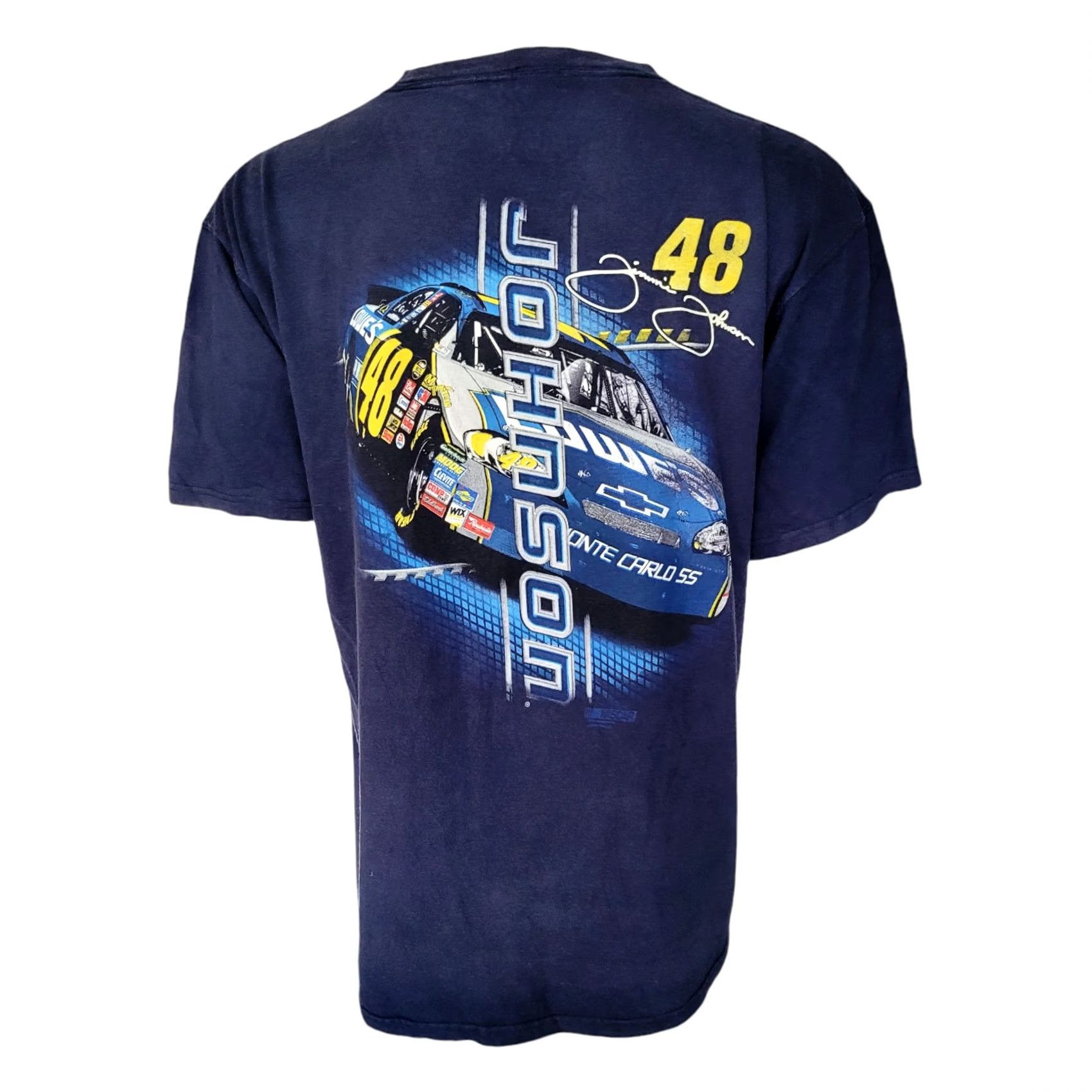 Chase Authentics Jimmie Johnson #48 NASCAR T-Shirt XL Chase Authentics Navy Blue | Front & Back Graphics | 100% Cotton | Racing, NASCAR, Jimmie Johnson Size US XL / EU 56 / 4 - 3 Thumbnail