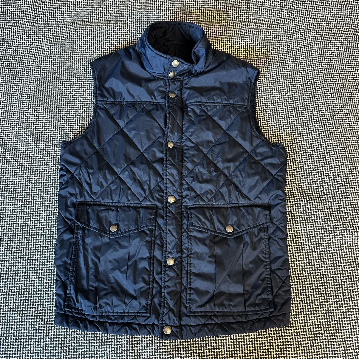 Banana Republic Navy Blue Diamond Puffer Vest Size US S / EU 44-46 / 1 - 1 Thumbnail