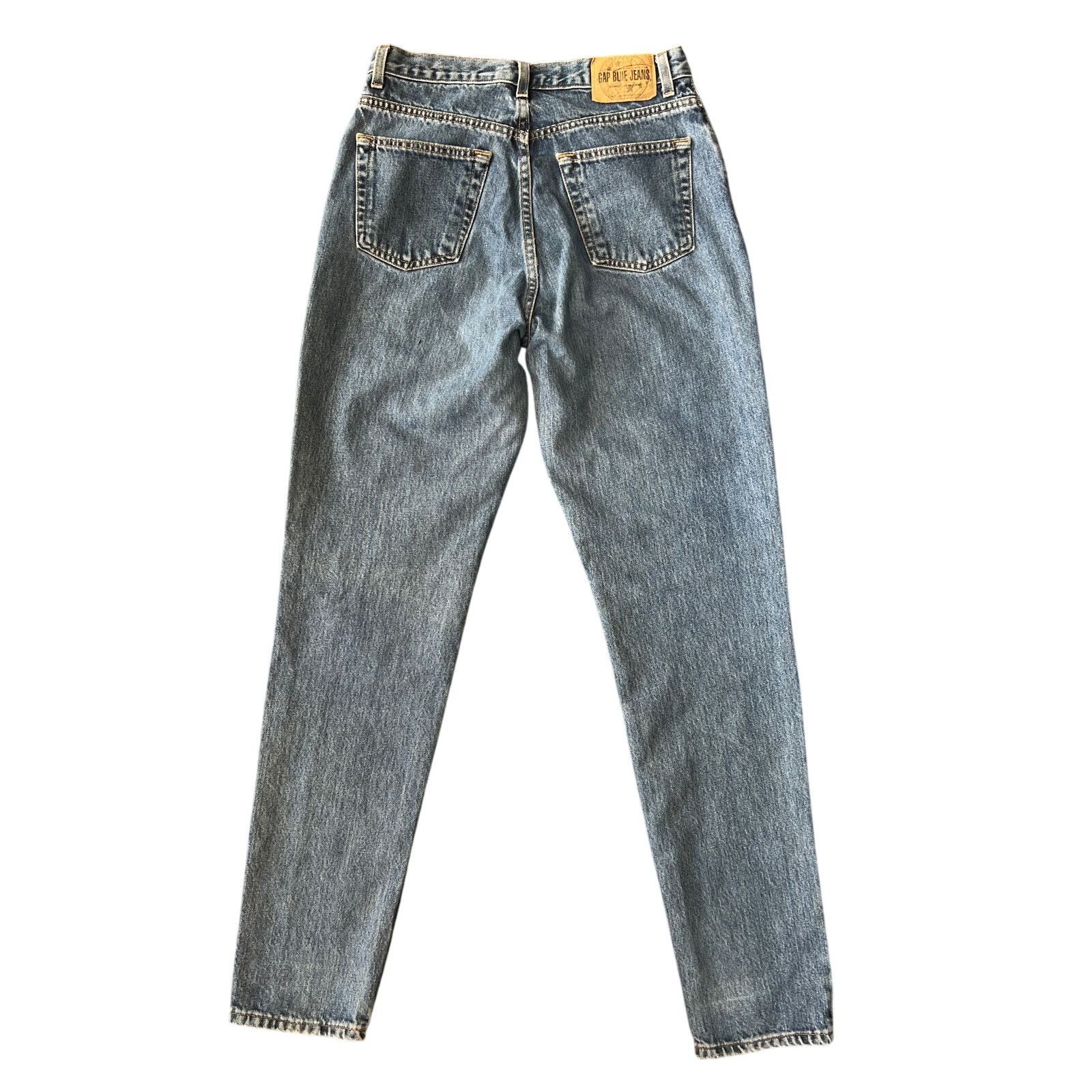 Gap GAP Vintage Classic Fit High Rise Straight Jeans 10L Blue Size 32" / US 10 / IT 46 - 2 Thumbnail