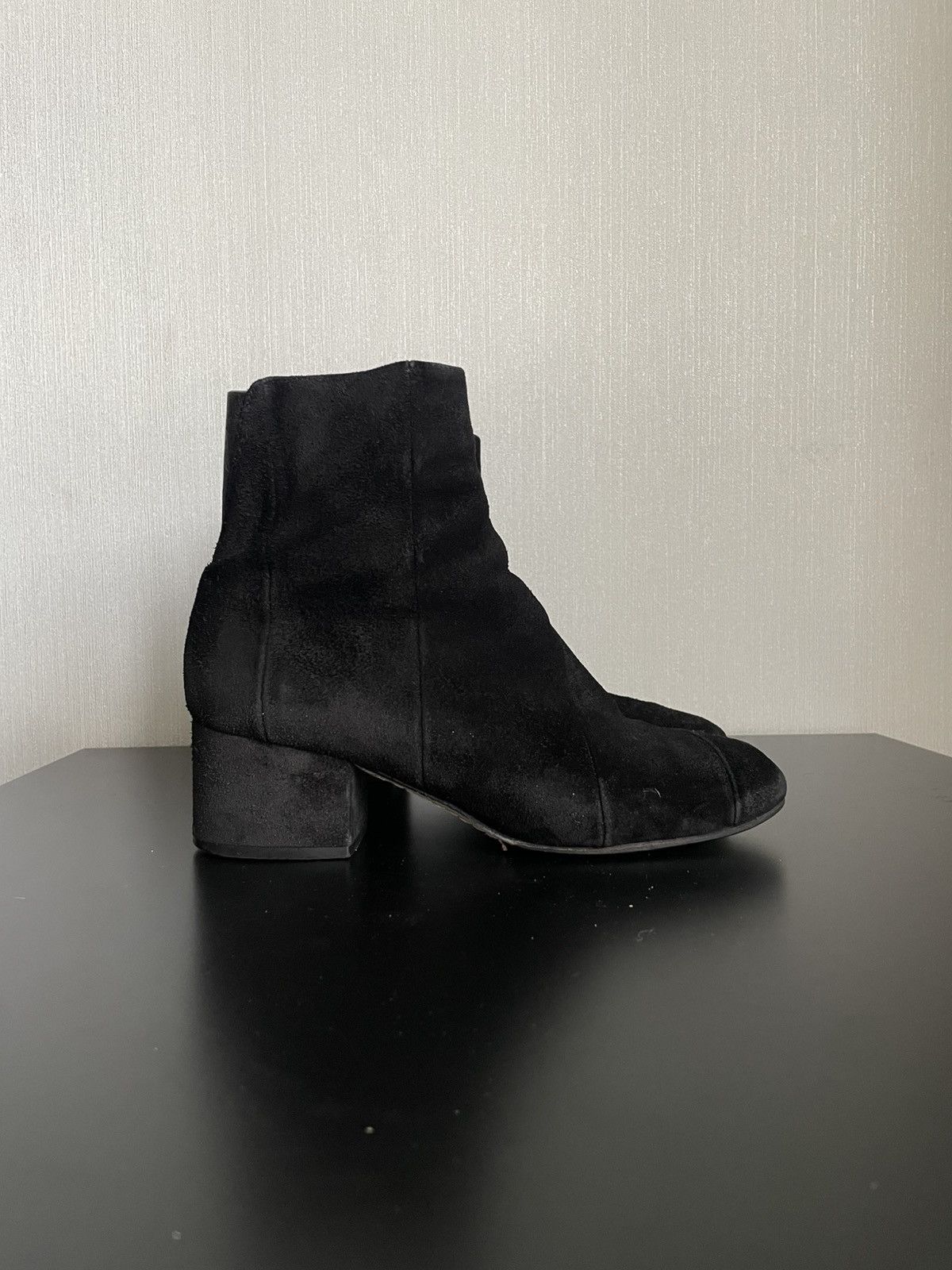Acne Studios Archive Acne Studios Cyber Ankle Square Toe Boots Suede Hype Size US 8 / IT 38 - 2 Thumbnail