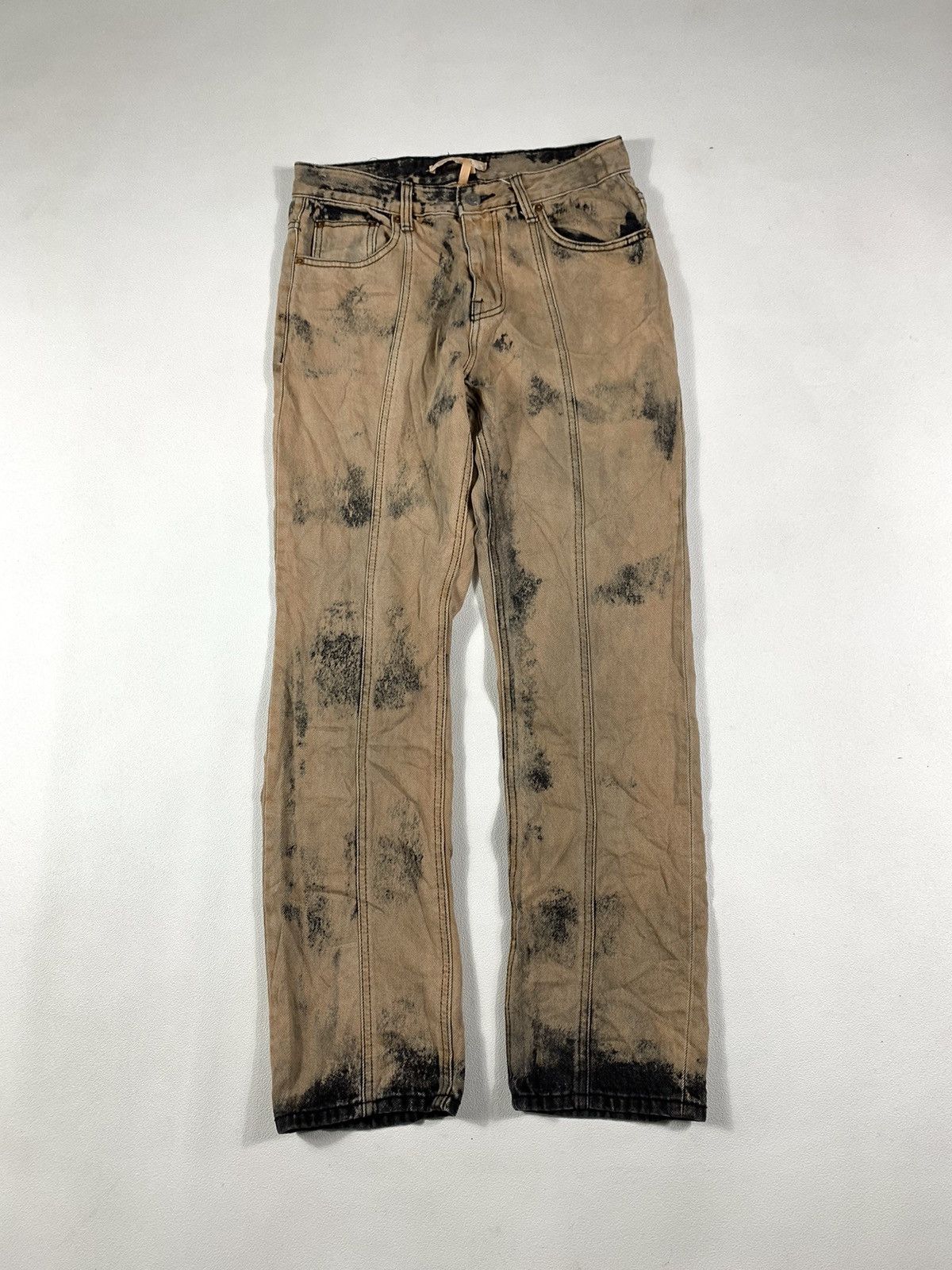 Japanese Brand Viva Studio Bleaching Jeans Pants Size US 30 / EU 46 - 7 Thumbnail