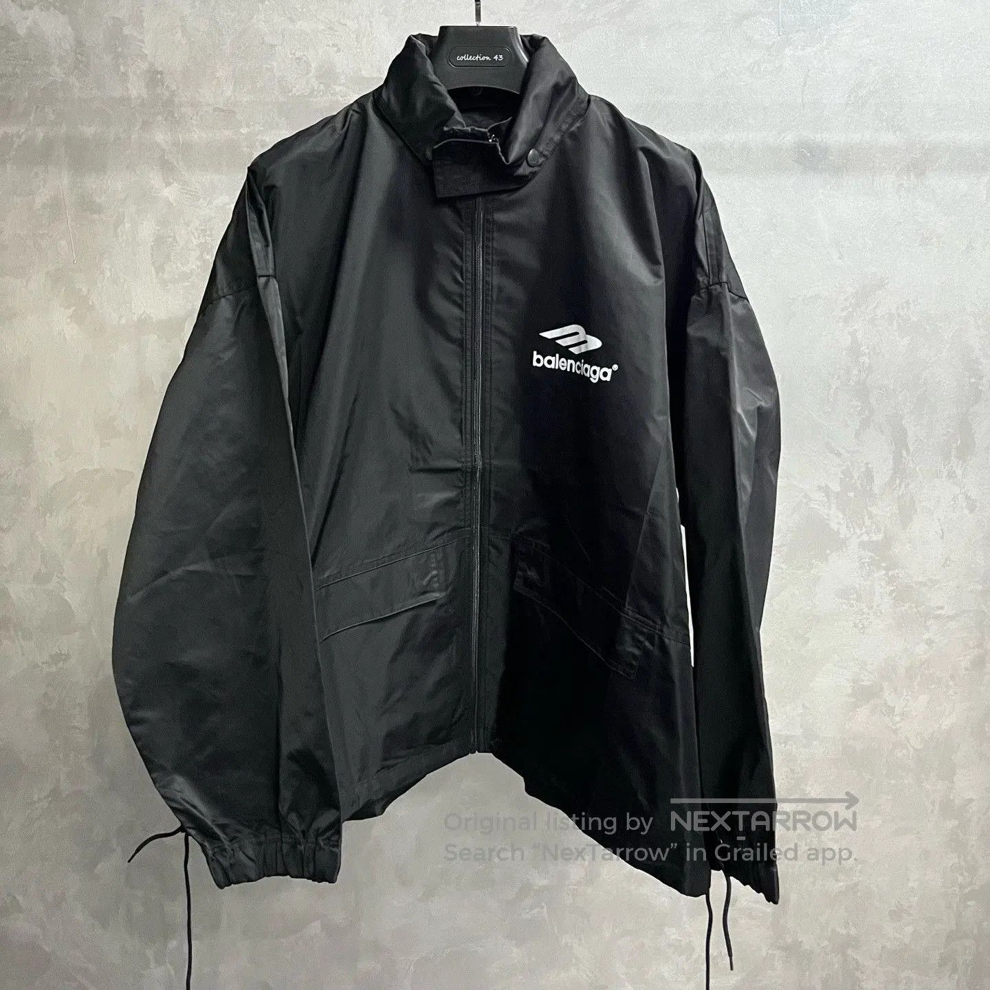Balenciaga Balenciaga Logo Print Relaxed Zip Jacket. Size US M / EU 48-50 / 2 - 1 Thumbnail