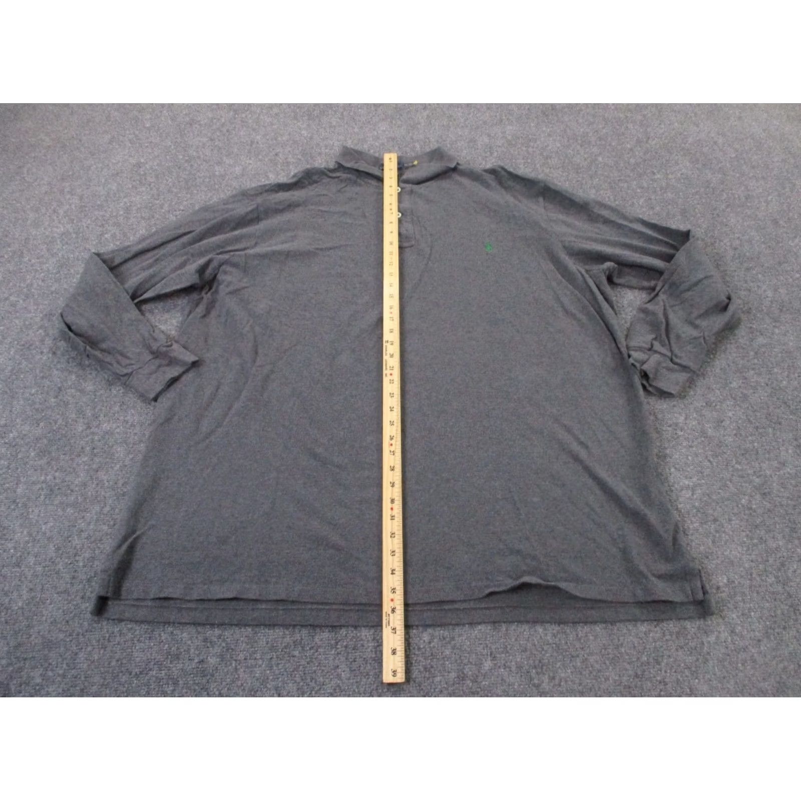 Polo Ralph Lauren Polo Ralph Lauren Shirt Men 4XLT Gray Golf Classic Sport Preppy Pony Logo Casual Size US XXL / EU 58 / 5 - 3 Thumbnail