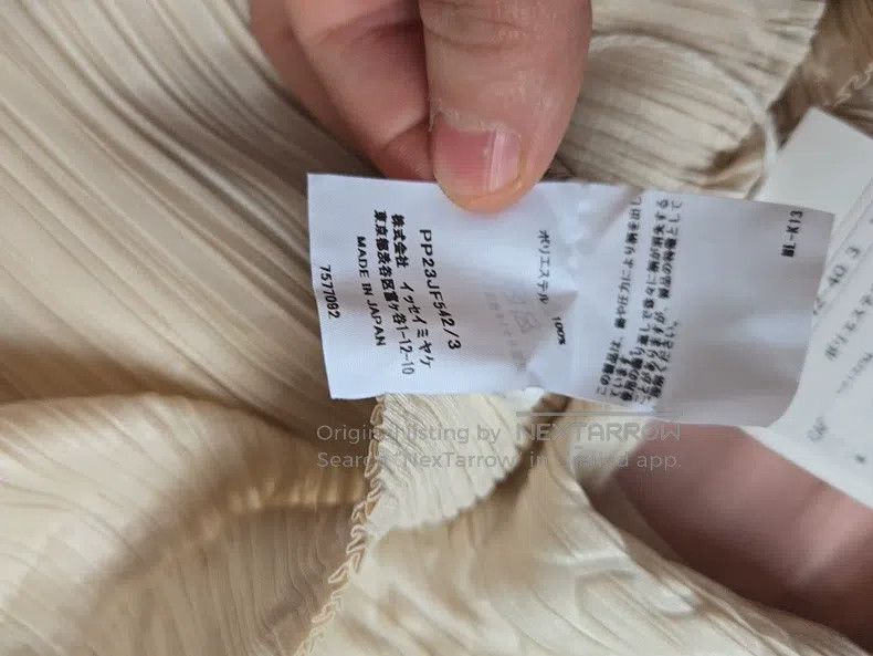Issey Miyake Issey Miyake size:3 Beige Pants Size 31" - 6 Thumbnail