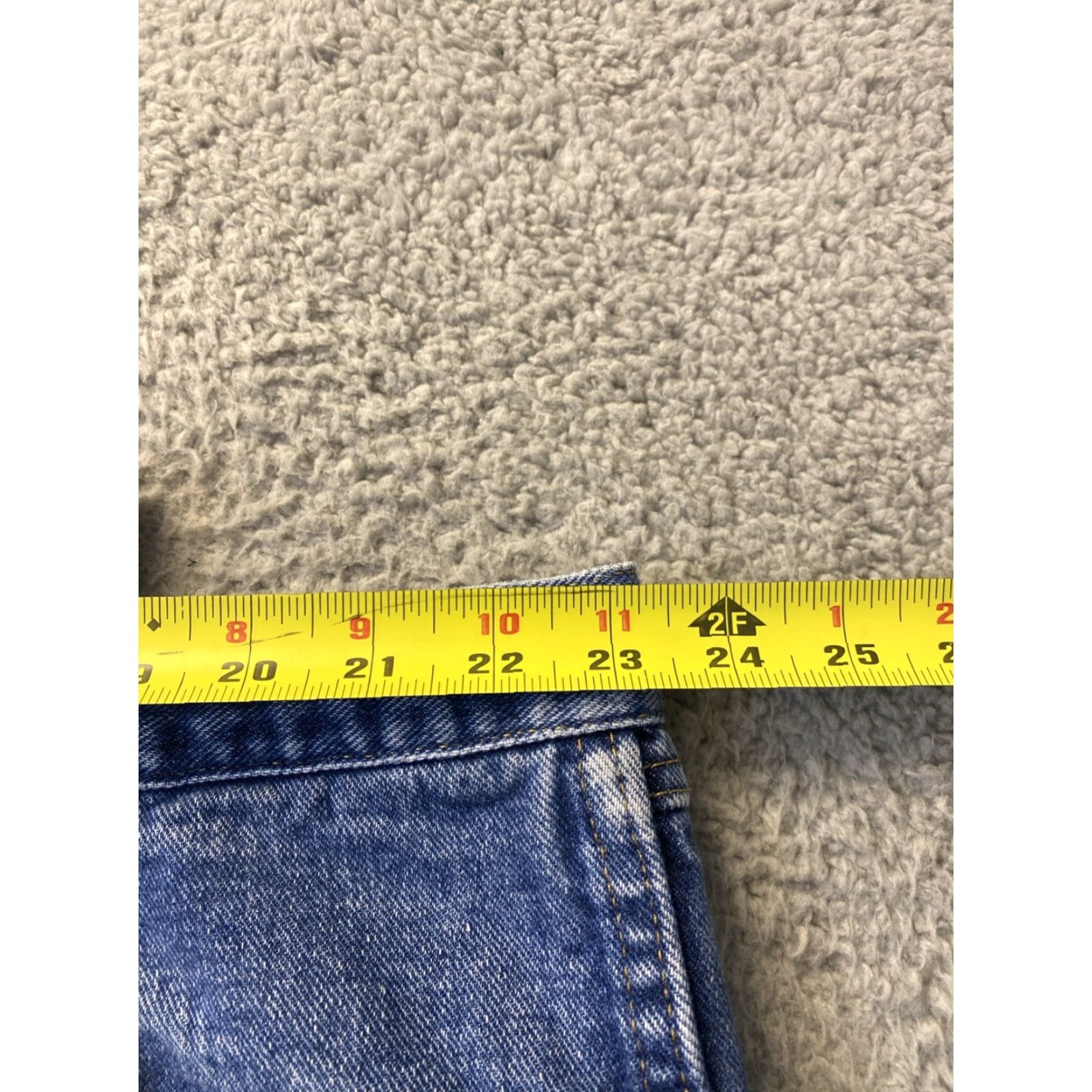 Wrangler VINTAGE Wrangler Jeans Men 47x30 Blue Denim Straight Mid-Rise 5-Pocket US Theme Size US 30 / EU 46 - 5 Thumbnail