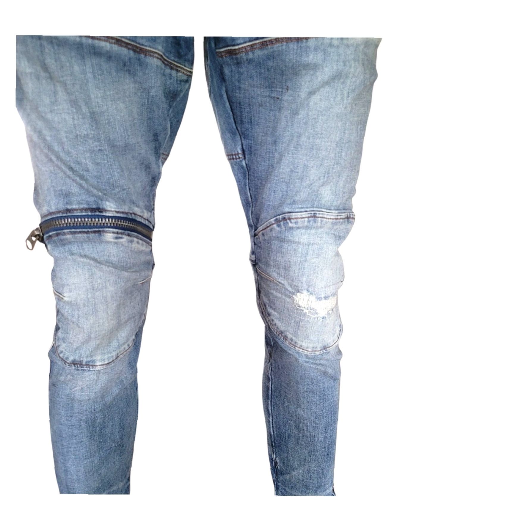 G-Star G-Star RAW 5620 3D Zip Knee Skinny Jeans – W33 L30 Mens Jeans Faded Blue 33 Skinny 3D Knee Zip Fashion 5620 3D Zip Knee (W33 L30) Mens Size US 33 - 6 Thumbnail