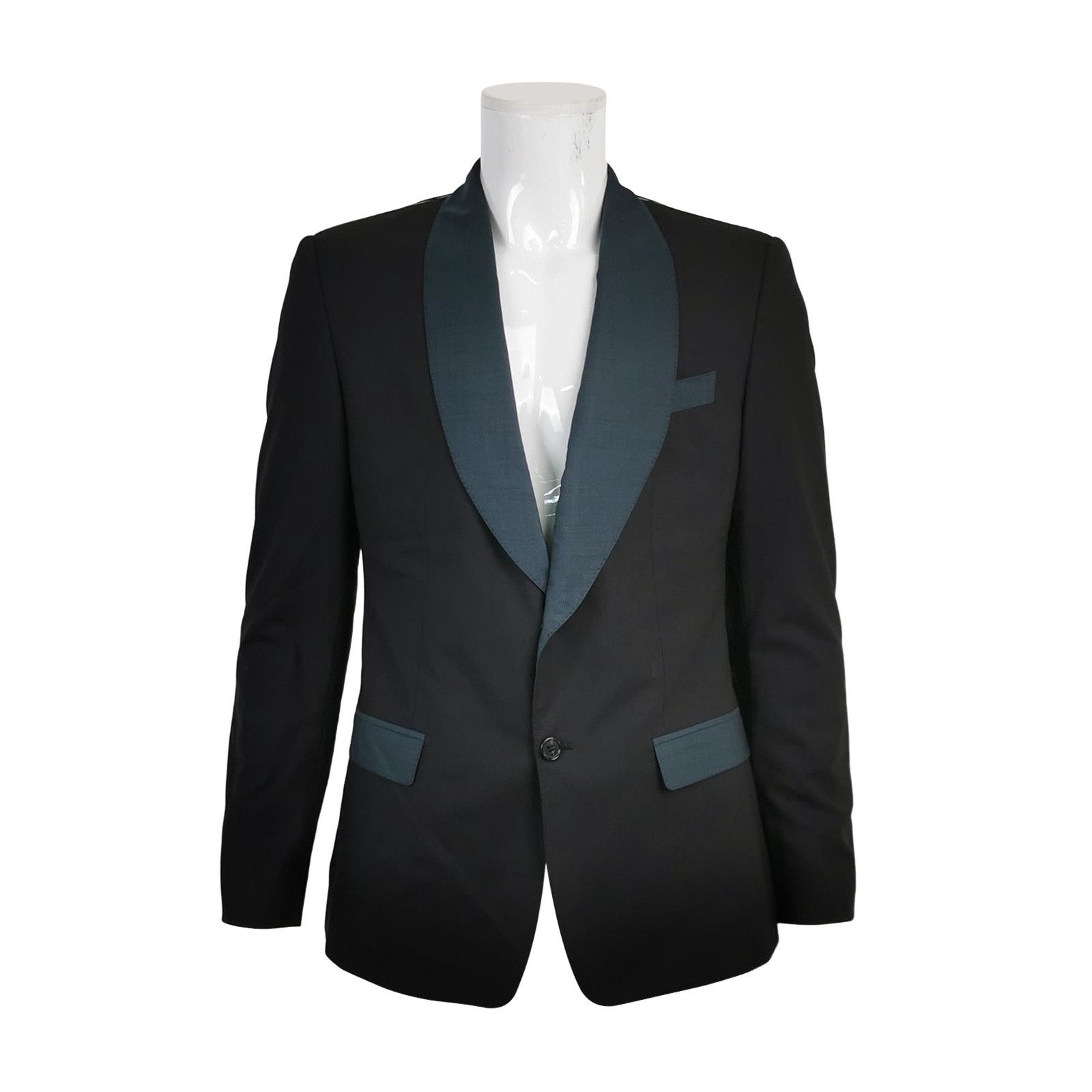 Dolce & Gabbana Dolce & Gabbana Contrast Lapel Blazer 40R Size 40R - 1 Thumbnail